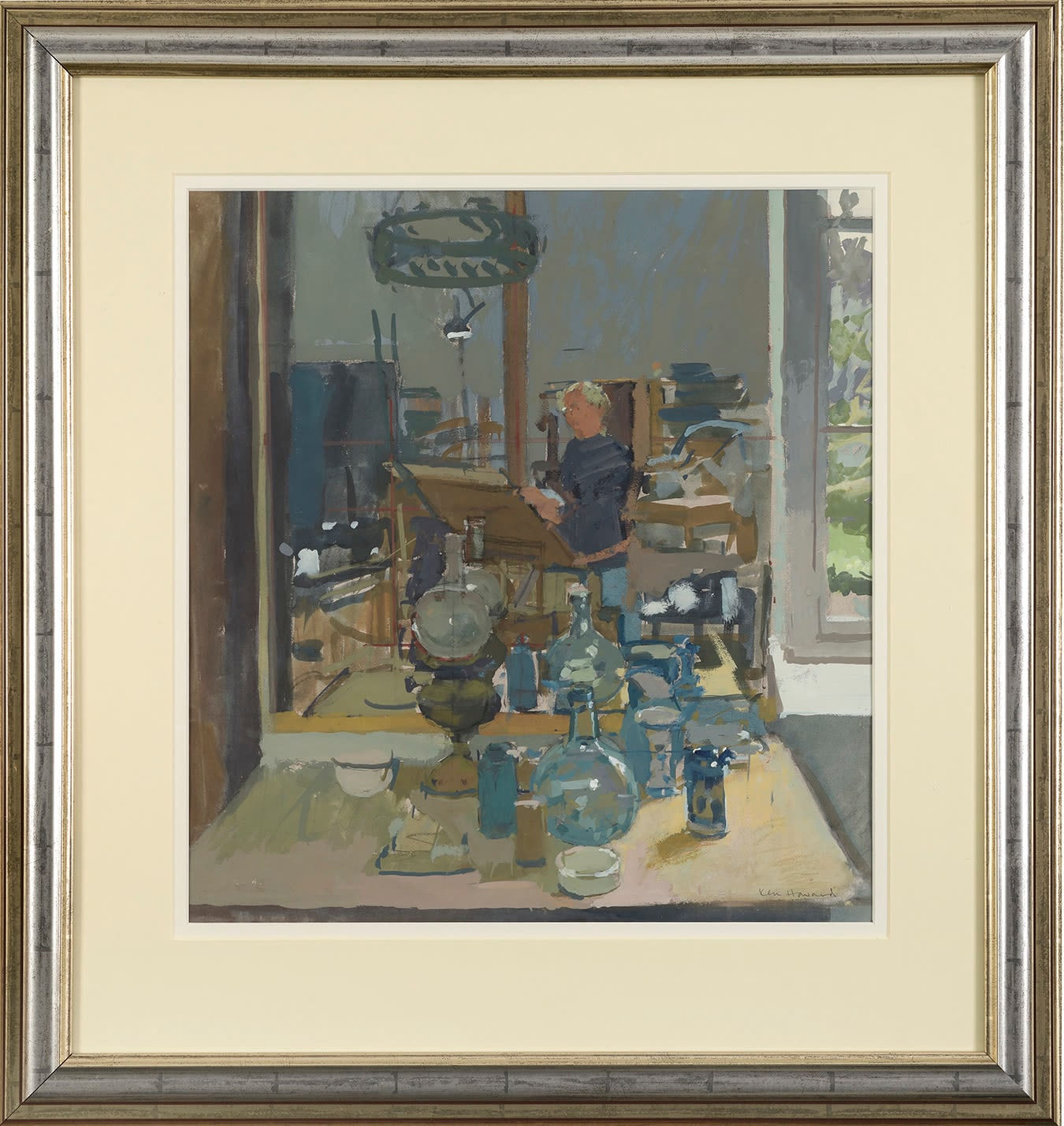 Ken Howard OBE RA RBA NEAC, Self Portrait