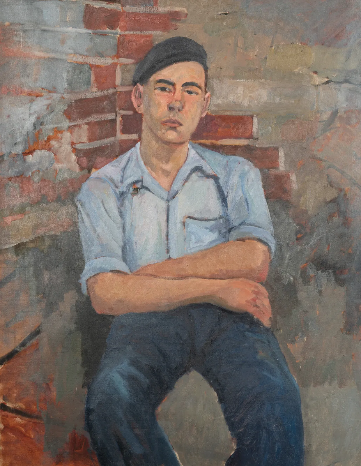 Attributed to Paul Maze, Self Portrait