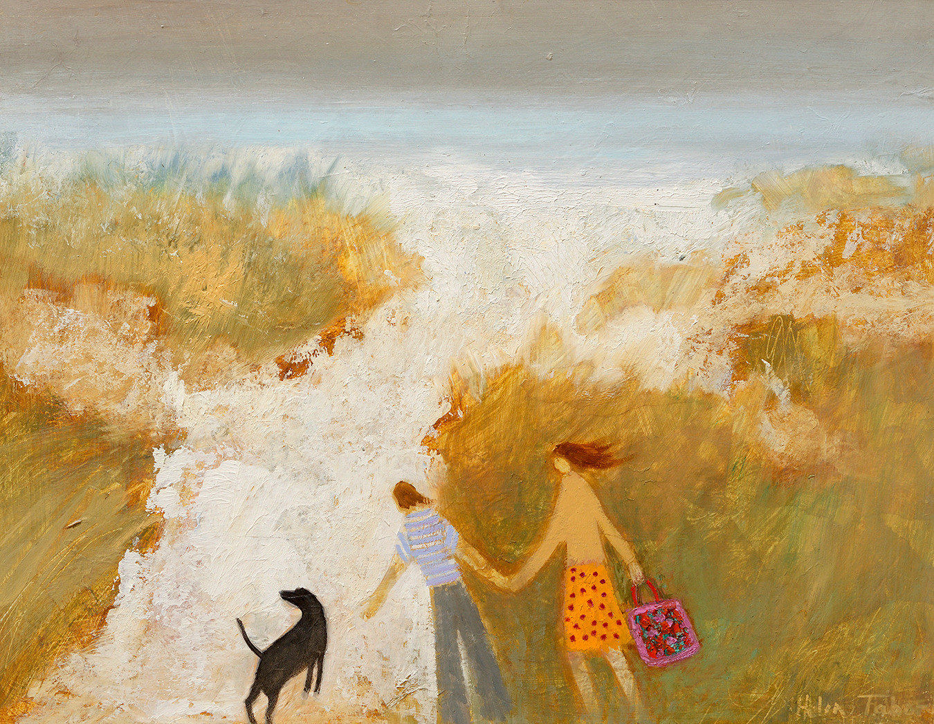 Helen Tabor, Running Through the Dunes, 2022