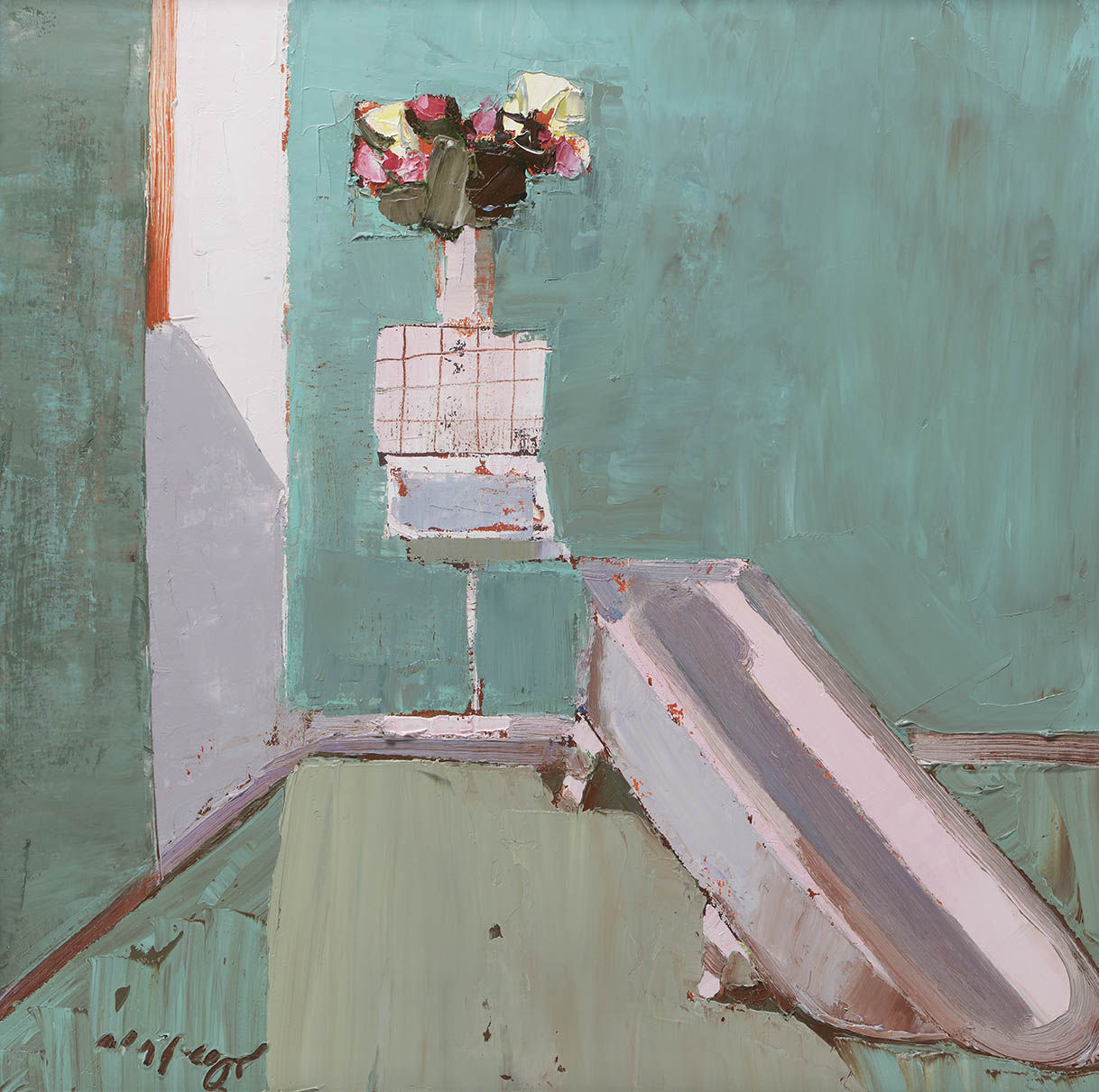 Mhairi McGregor PAI RSW, Farmhouse Bathroom