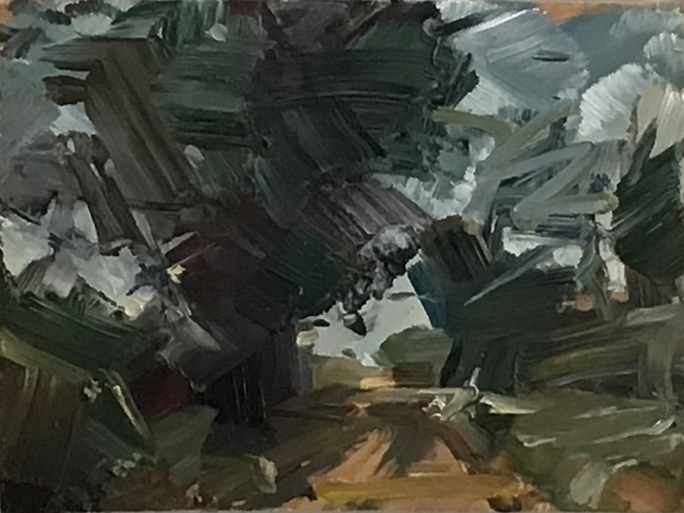 Kate Giles, Small Holm Oak (Swan's Crodt Lane) II