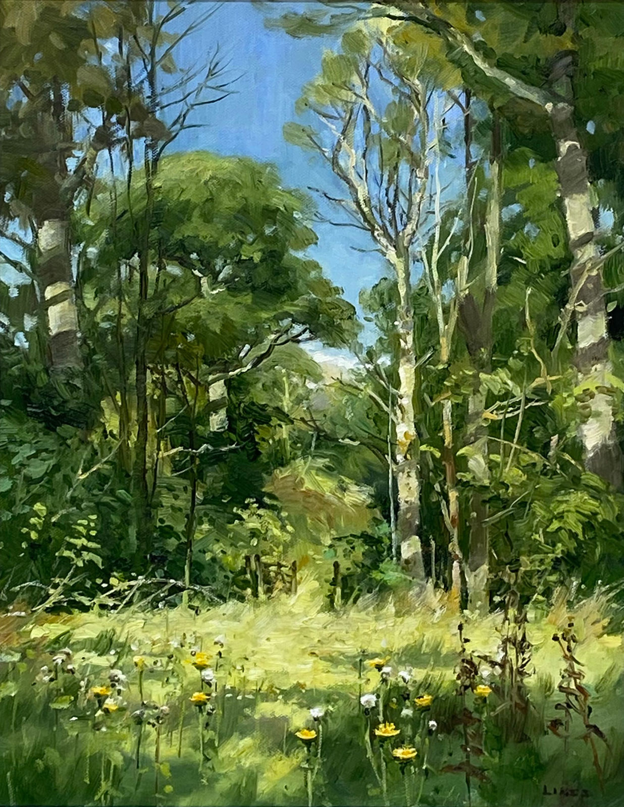 John Lines RBSA RSMA KAS, Forest Edge