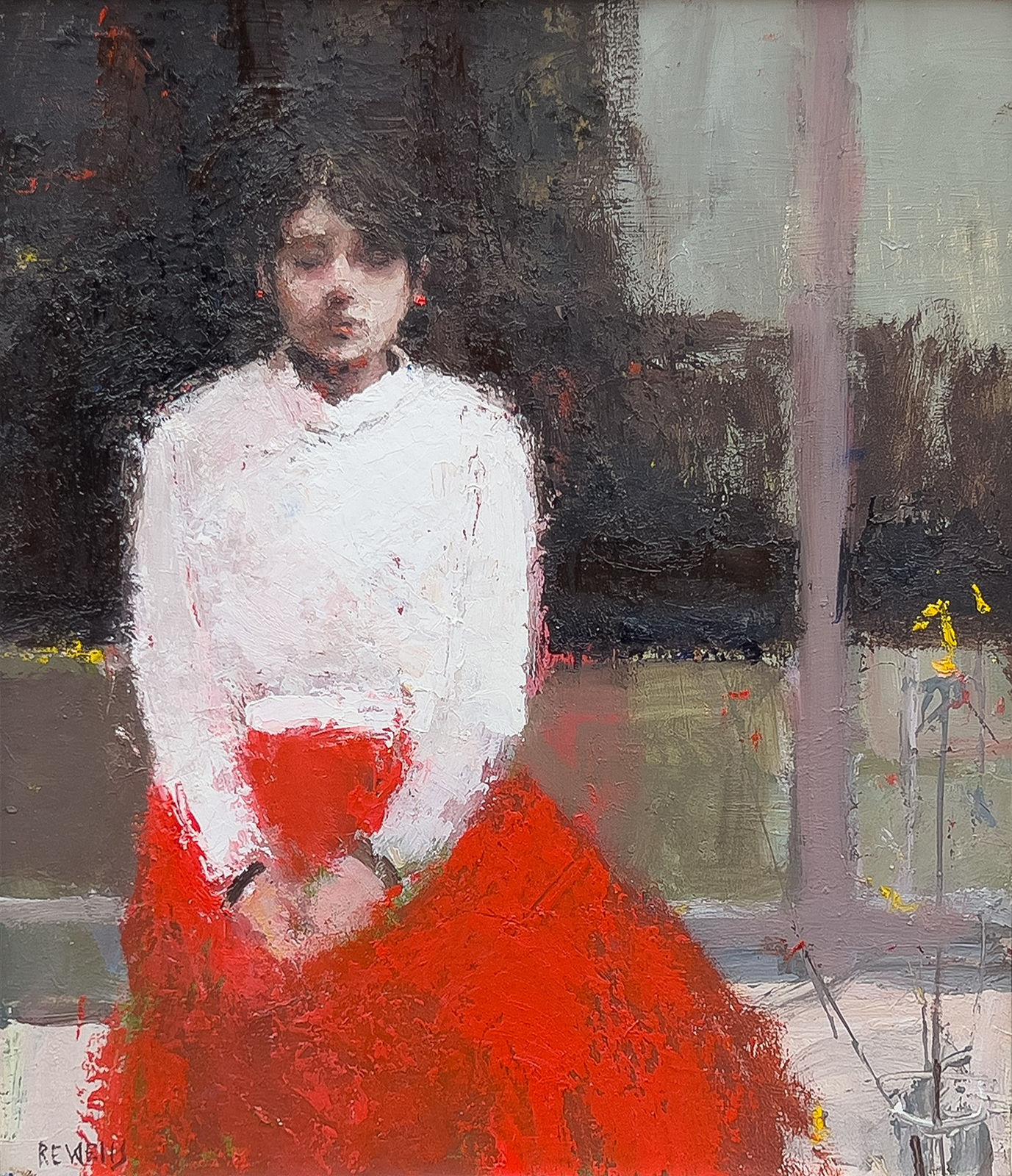 Robert E Wells NEAC RBA, White Top, Studio Model