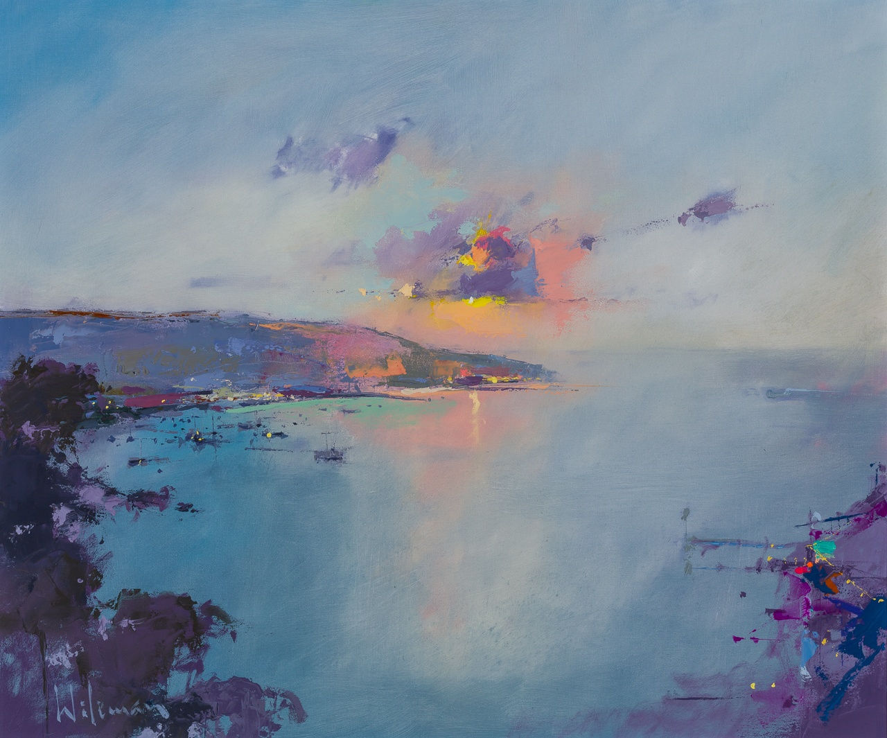 Peter Wileman FROI RSMA FRSA, A Softening Light, Fowey