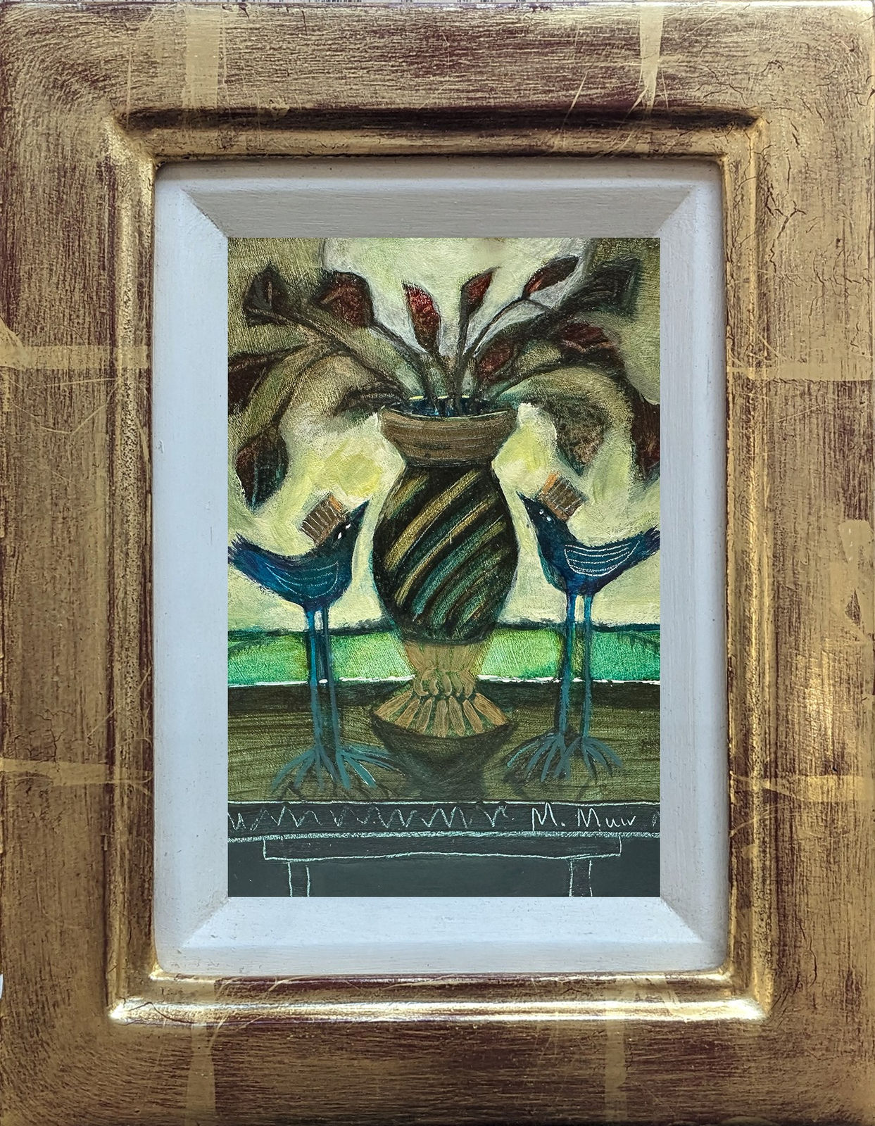 Morag Muir PAI RSW, Blue Birds