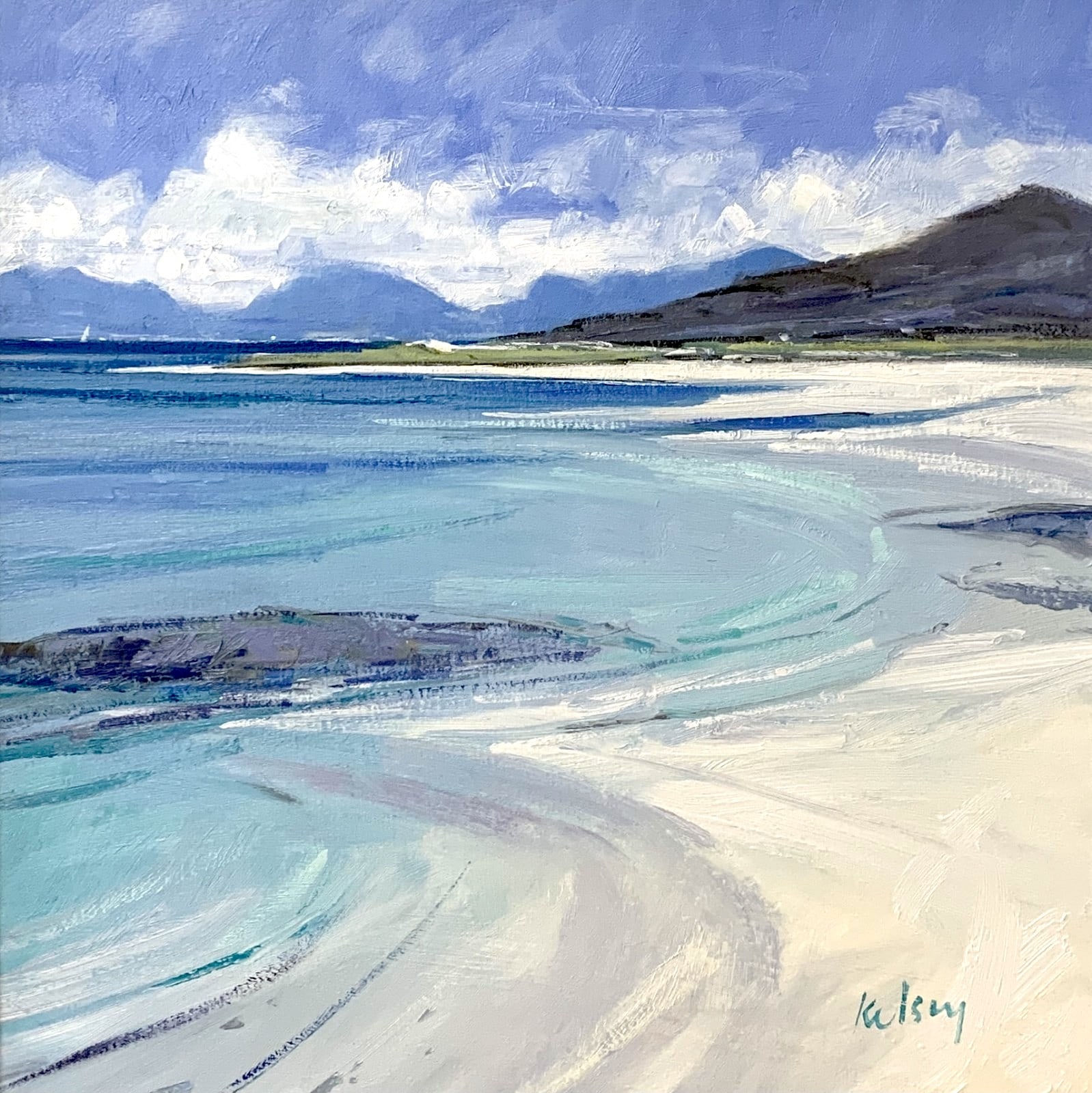 Robert Kelsey DA MUniv PAI FRSA, The Hills of Harris