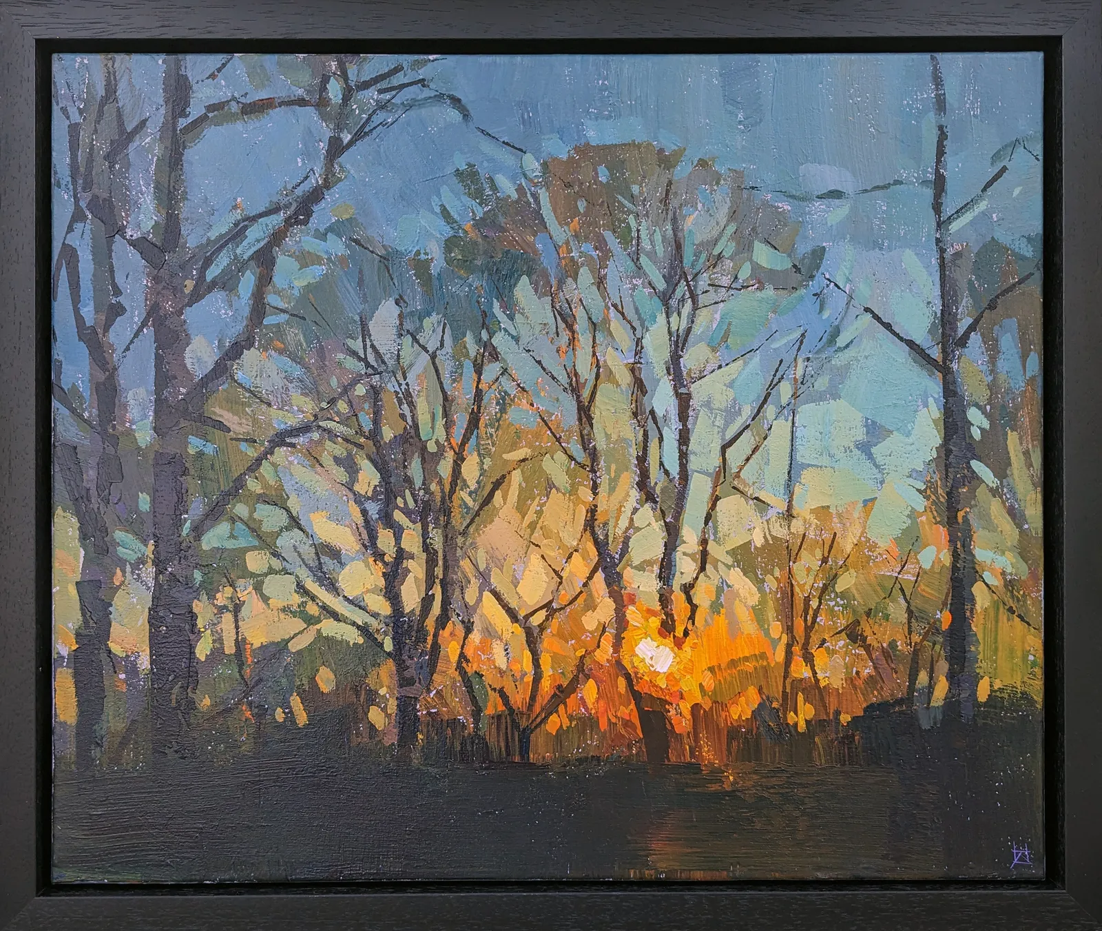 Hashim Akib, Winter Sunset