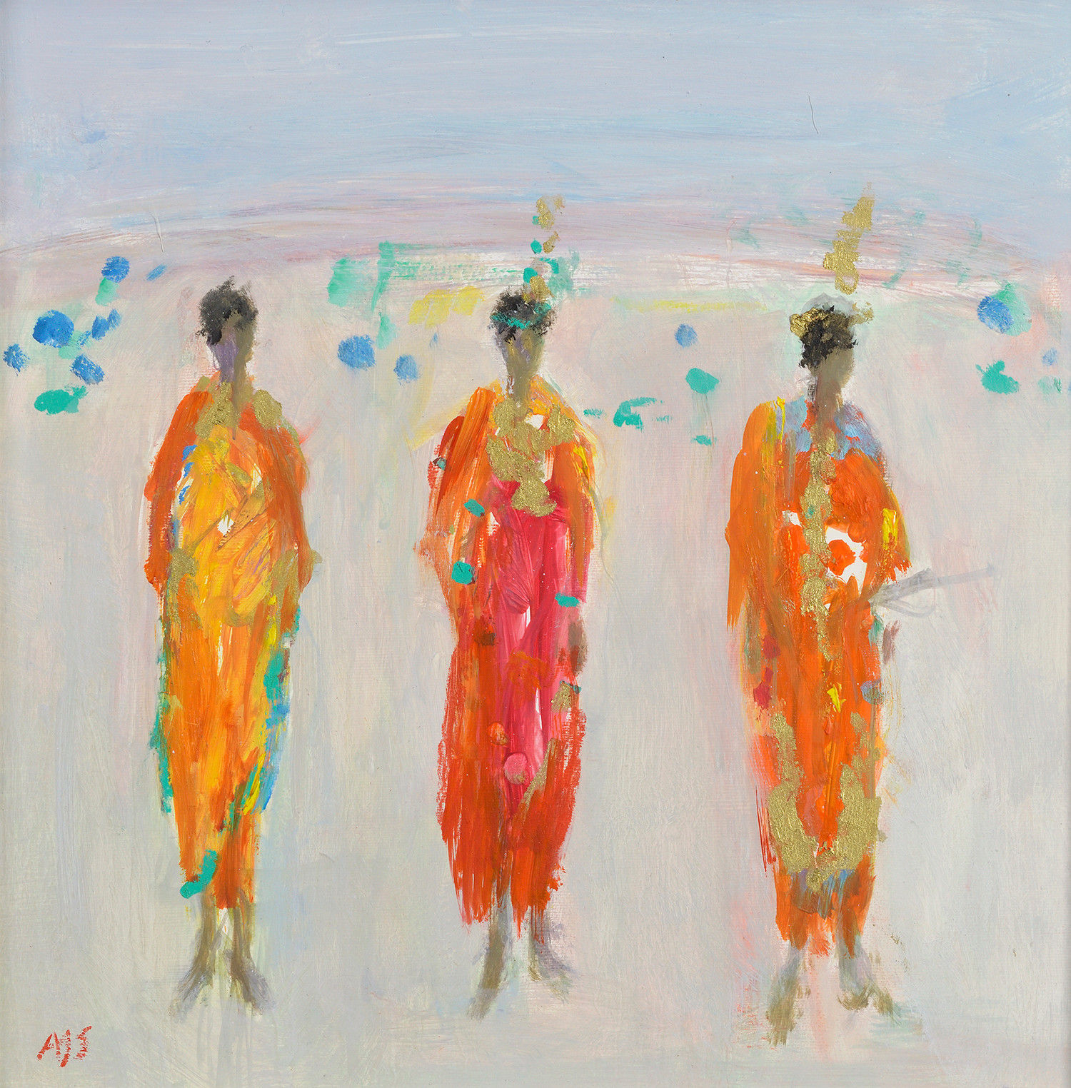Ann Shrager NEAC, Three Masai