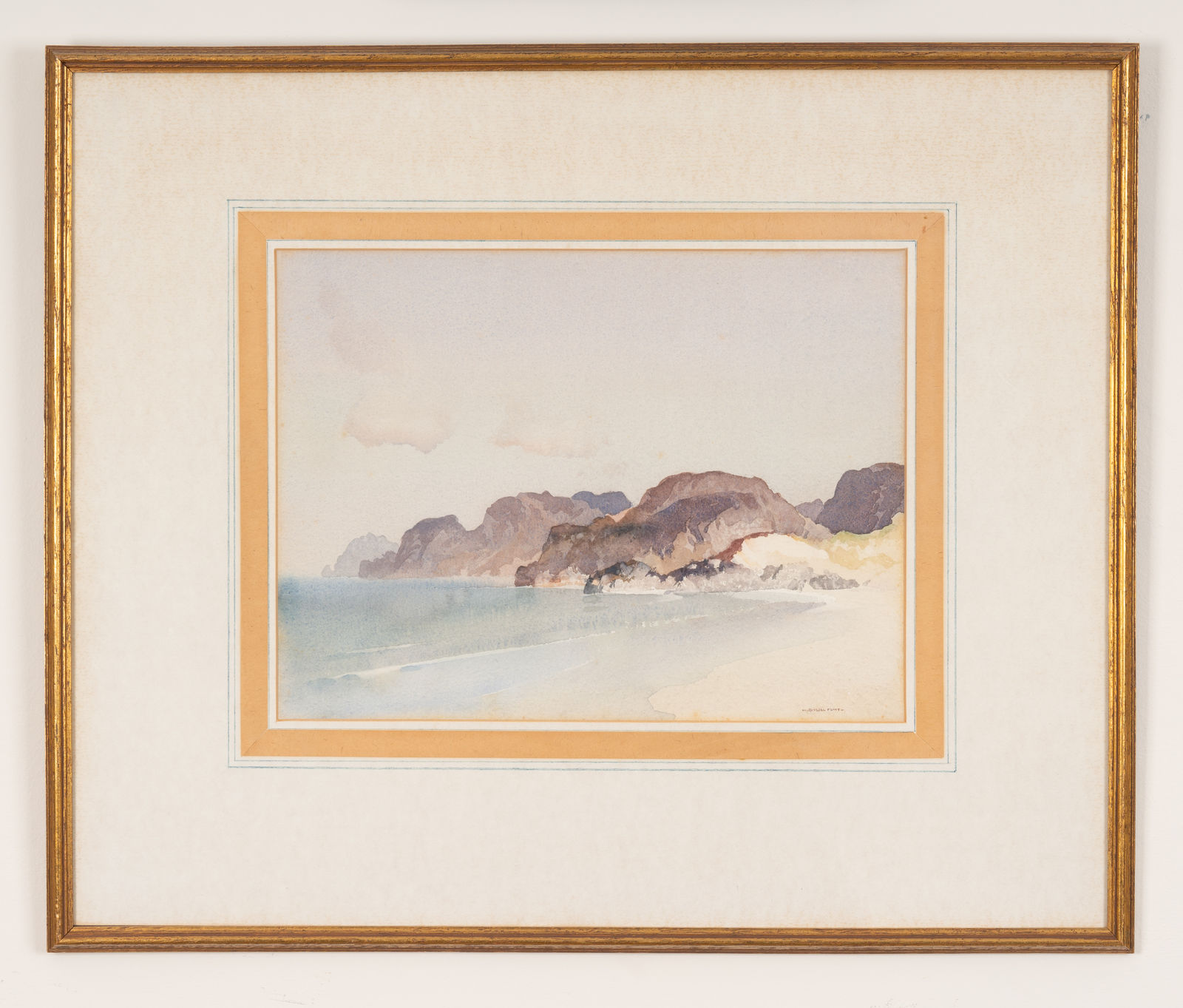 Sir William Russell Flint RA PPRWA RSW, Western Headlands, near Mora, Inverness-shire