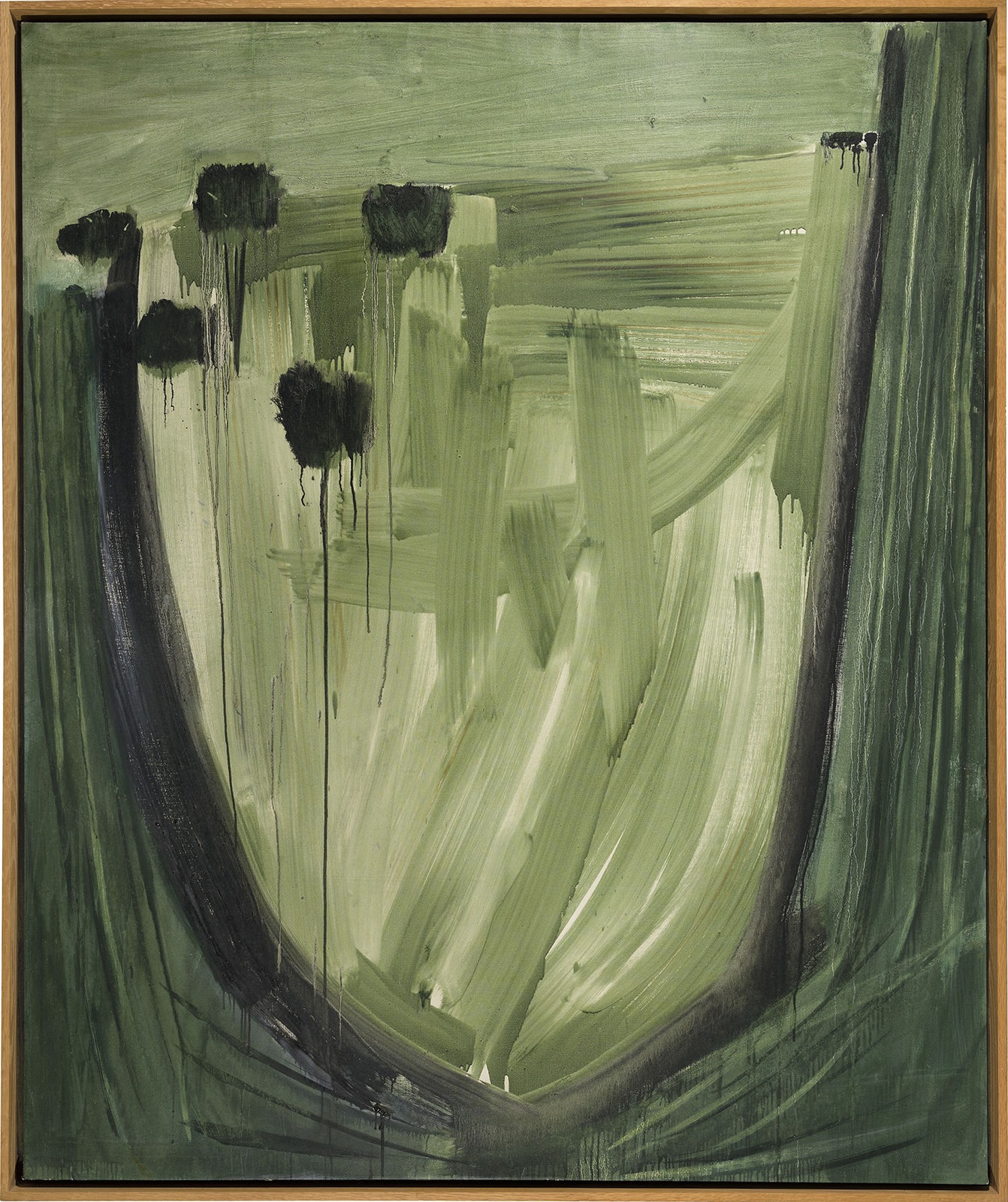 Sir Terry Frost RA, Black and Green Border, 1957