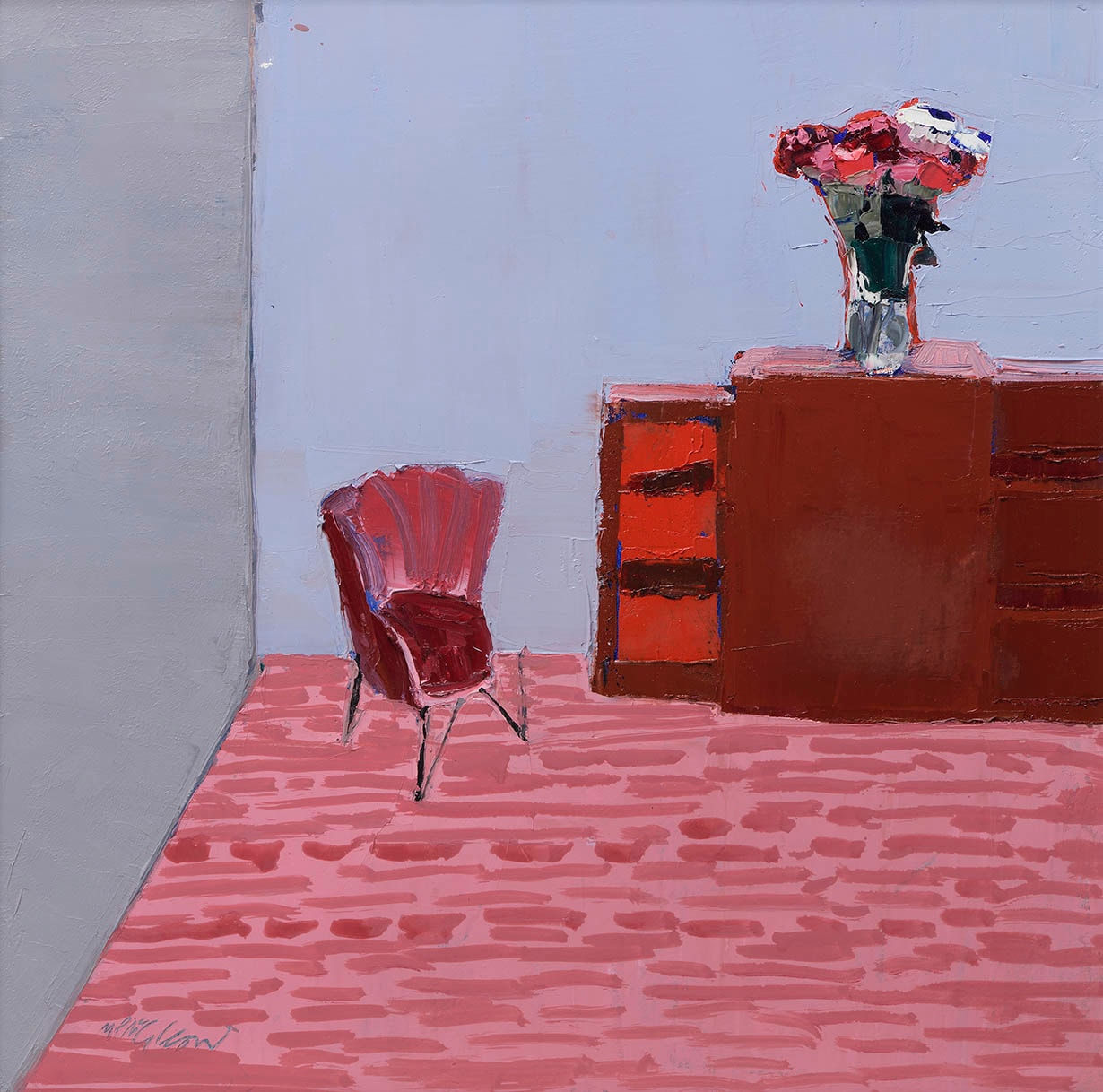 Mhairi McGregor RSW, Pink Chair