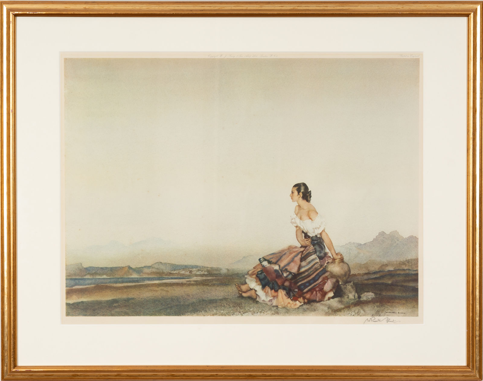 Sir William Russell Flint RA PPRWA RSW, Carmelita
