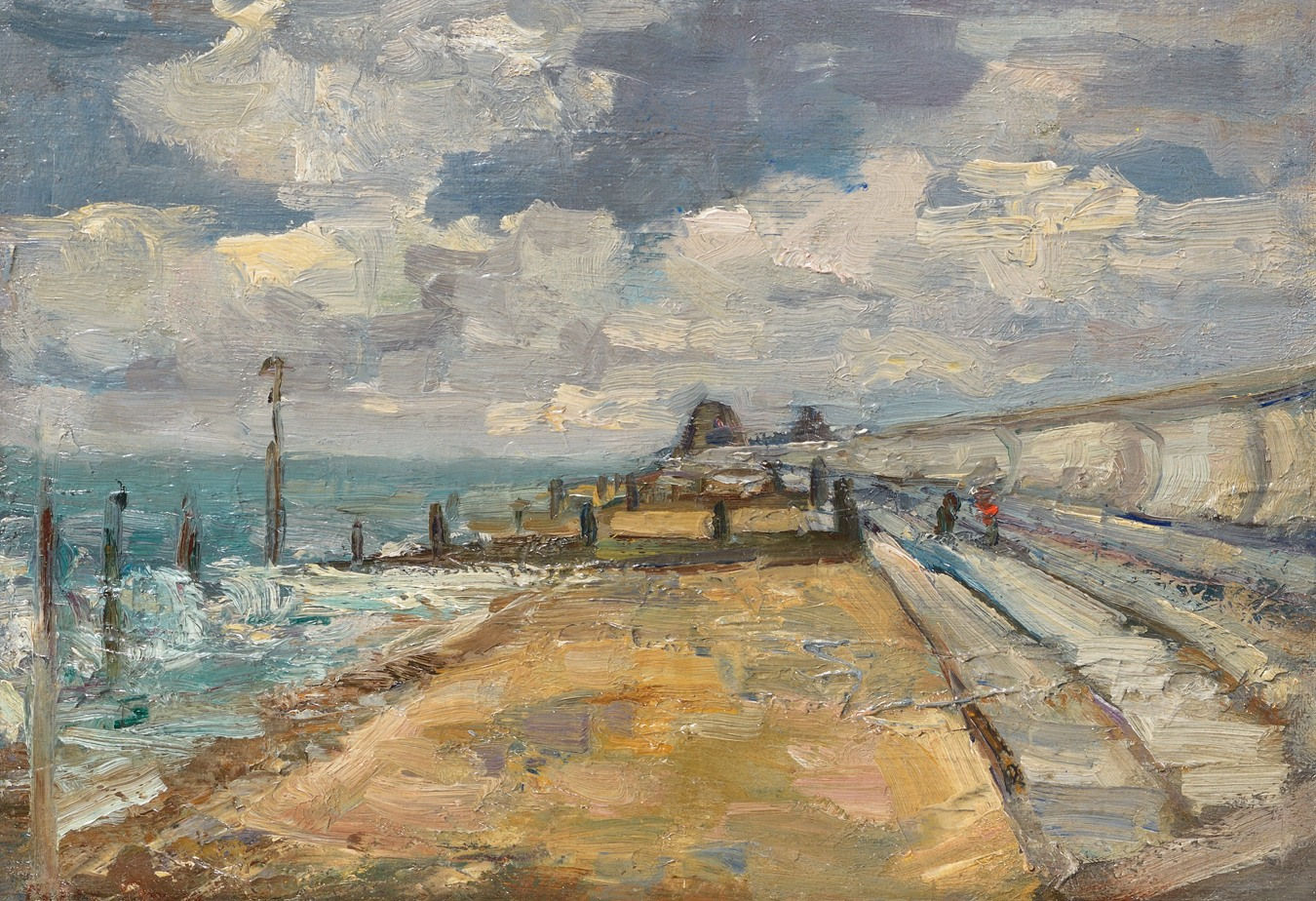 Peggy Somerville, Aldeburgh with Martello Tower