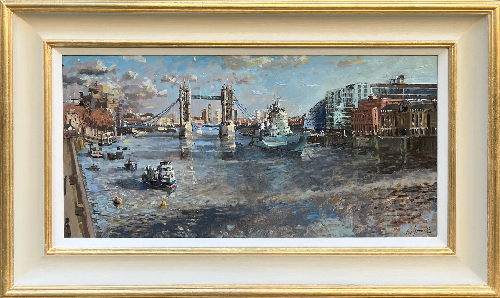 Nick Grove RSMA, Tower Bridge and HMS Belfast