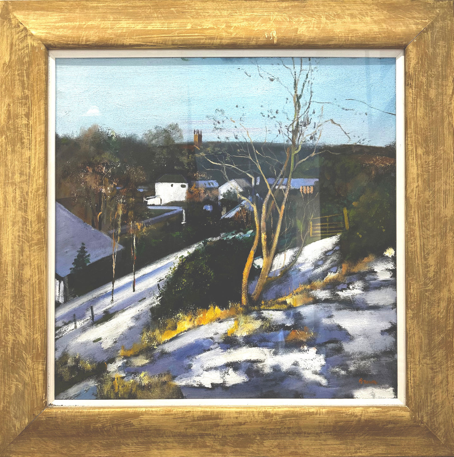Davy Brown, Galloway Village in Snow