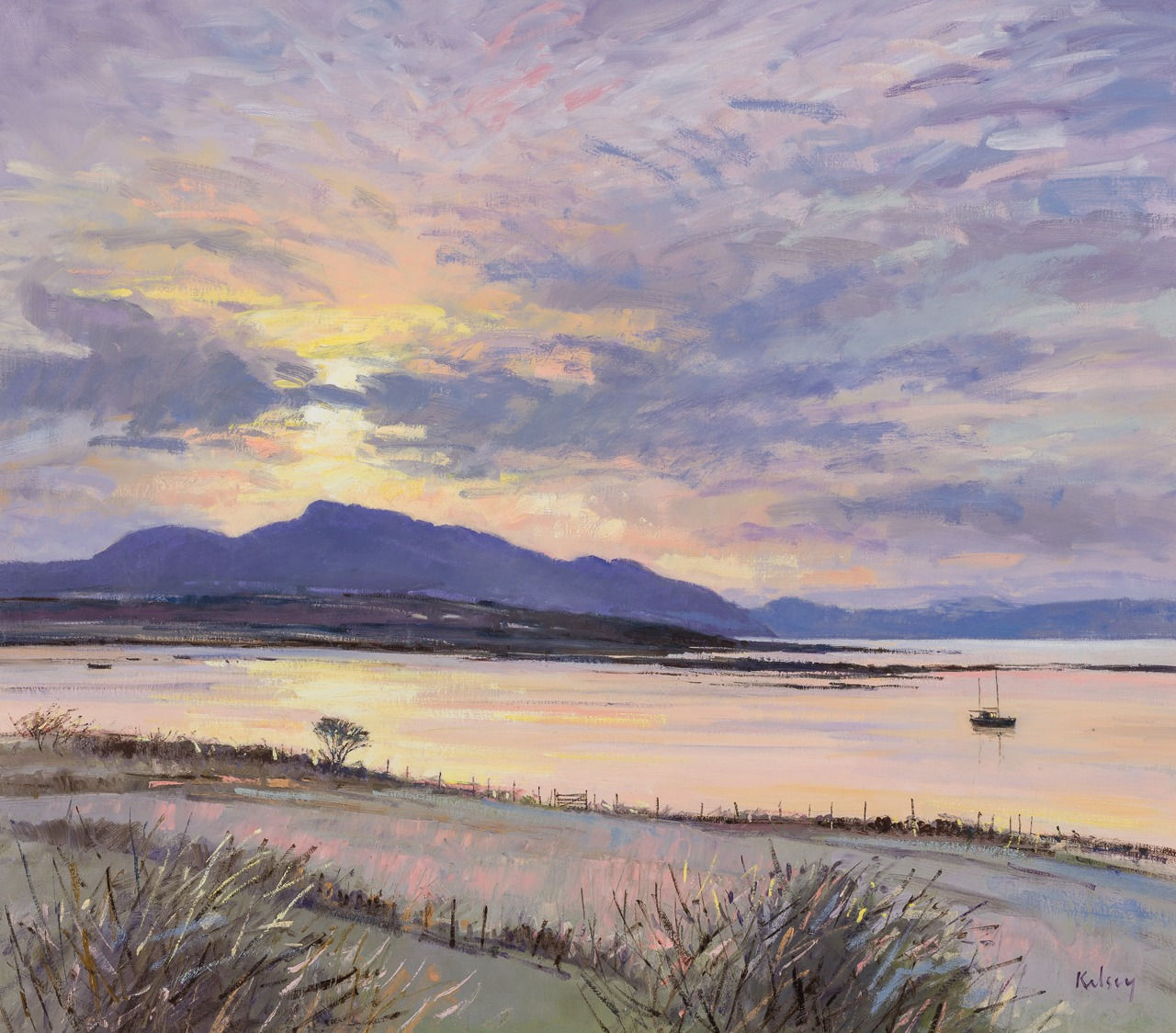 Robert Kelsey DA MUniv PAI FRSA, Soft Light, Ardnamurchan