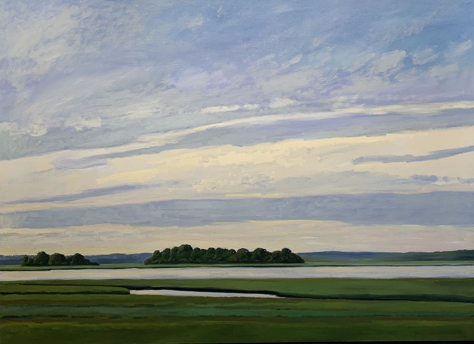 Jonathan Macadam, Big Sky over Plum Island 42x 58