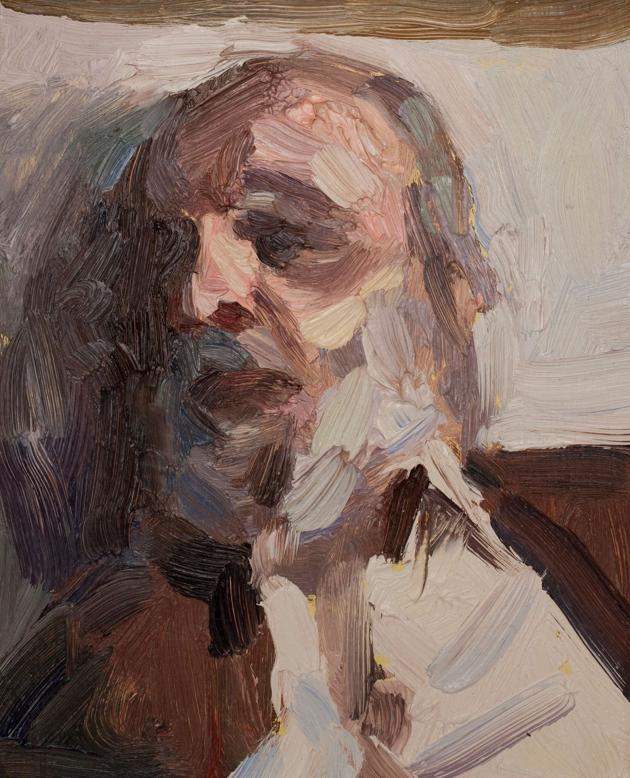Tim Benson, Man with a beard, 2010