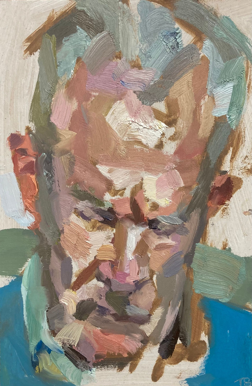 Tim Benson, Portrait of a man, 2023