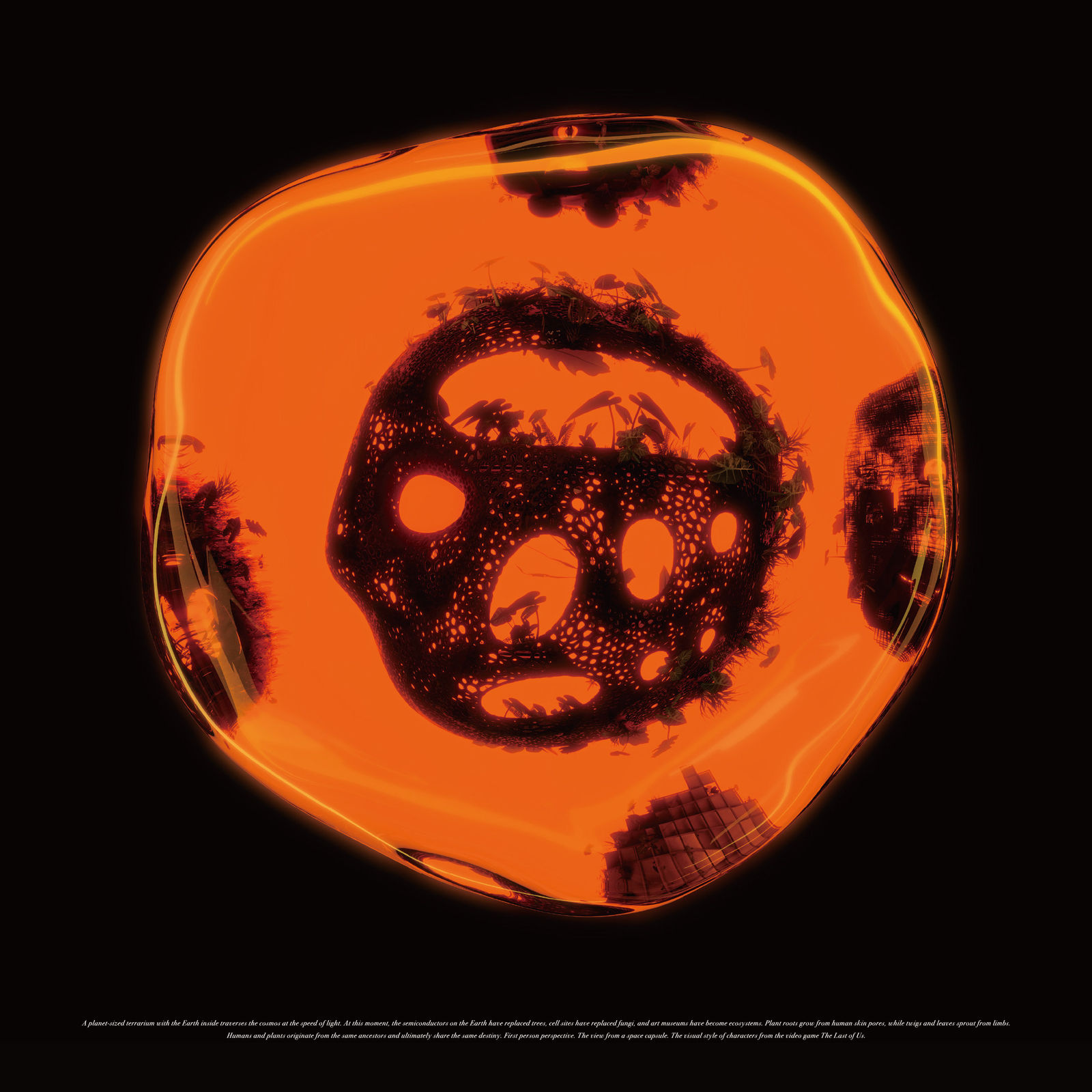 吳其育&陳普 Wu Chi-Yu & Chen Pu, 串流群落 提示詞肆——AI生成生態 #1 Streaming Colony Prompt 4—AI-Generated Ecology #1, 2024