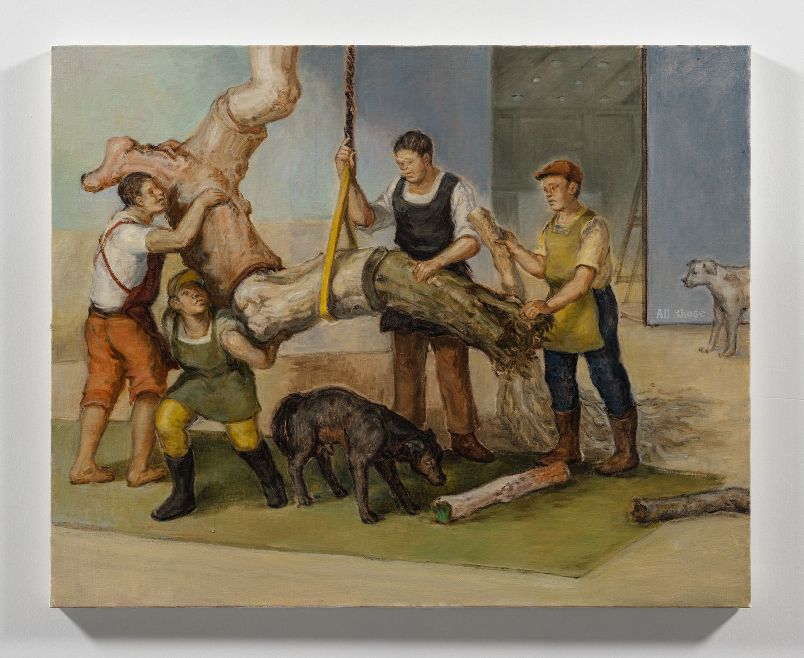 陳敬元 Chen Ching-Yuan, Triptych III: The Descent, 2021