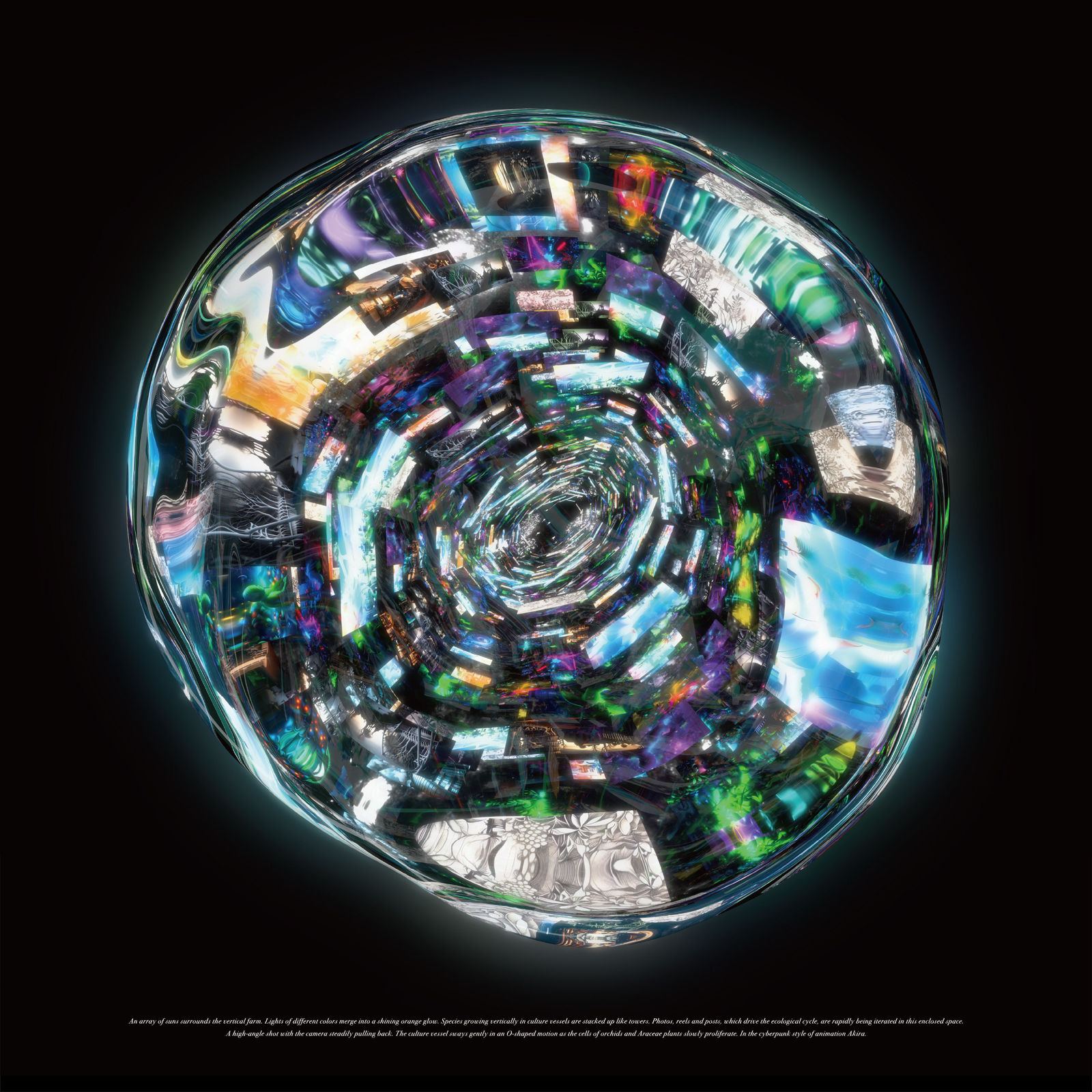 吳其育&陳普 Wu Chi-Yu & Chen Pu, 串流群落 提示詞參——垂直農場 #2 Streaming Colony Prompt 3—Vertical Farming #2, 2024