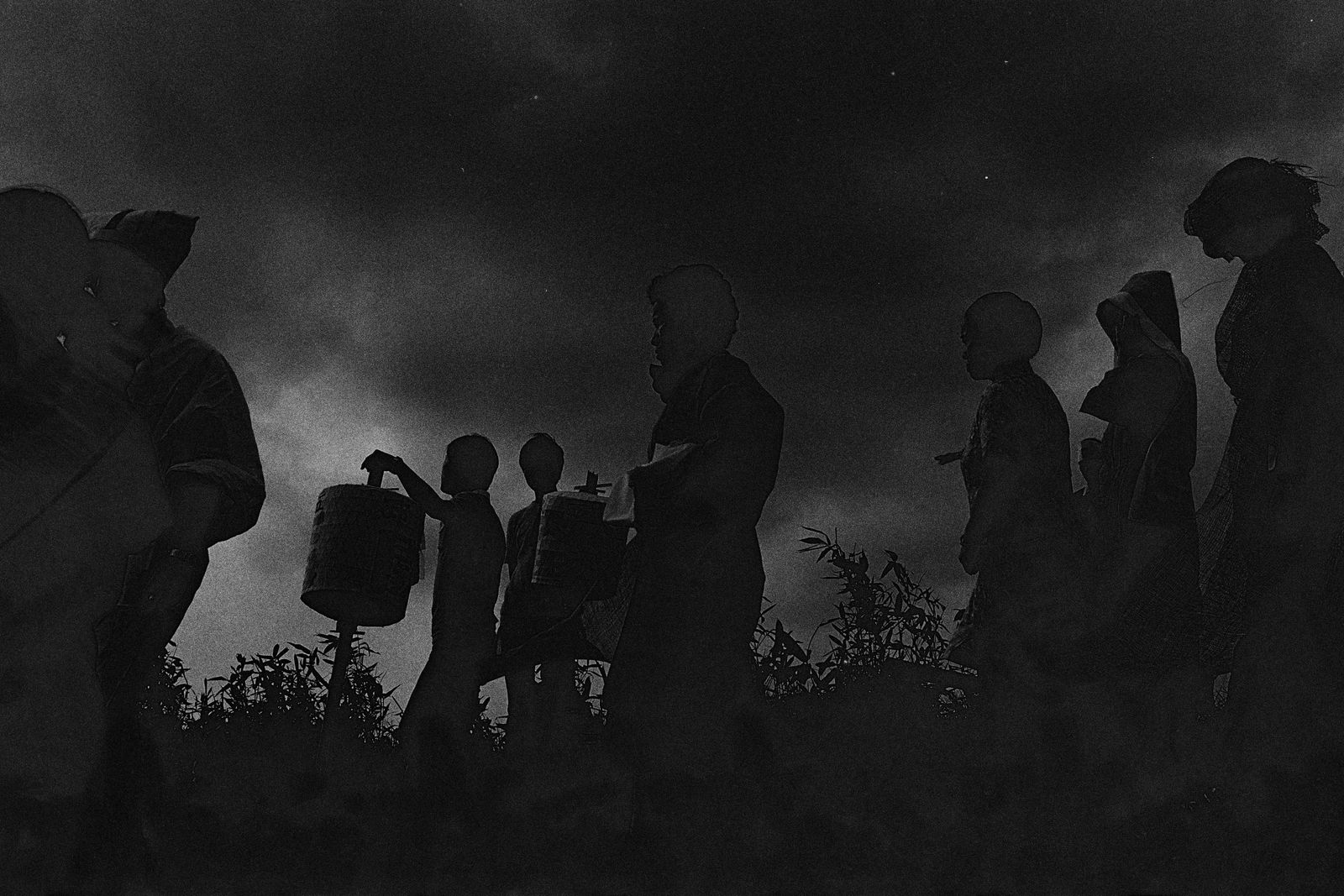 陳傳興Tsun-Shing Cheng, 招魂四聯作 III Tetraptych III –Invocation of spirit, 1975