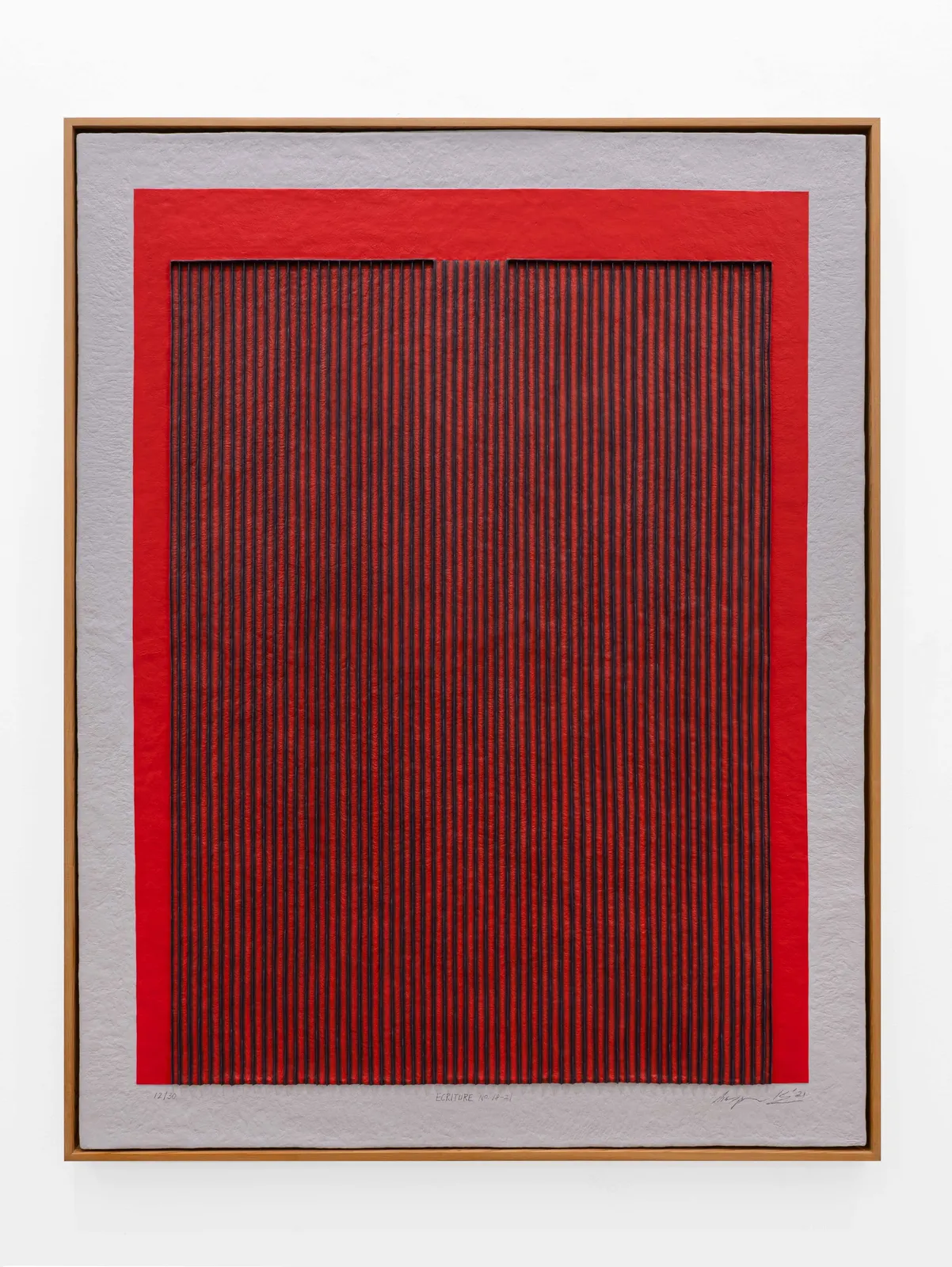 Park Seo-Bo (1931–2023), Ecriture No. 18-21, 2021