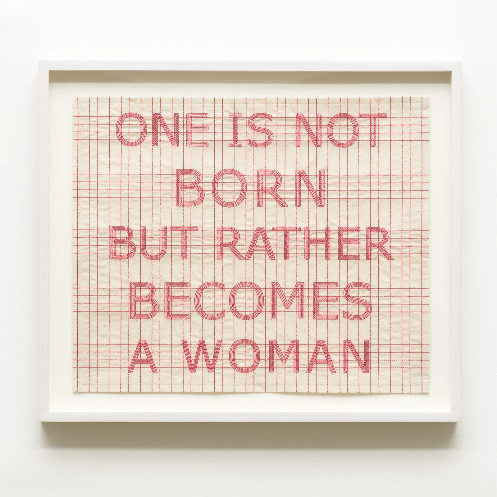 Ghada Amer (b. 1963), WITCHES, One is Not Born but Rather Becomes a Woman, 2023