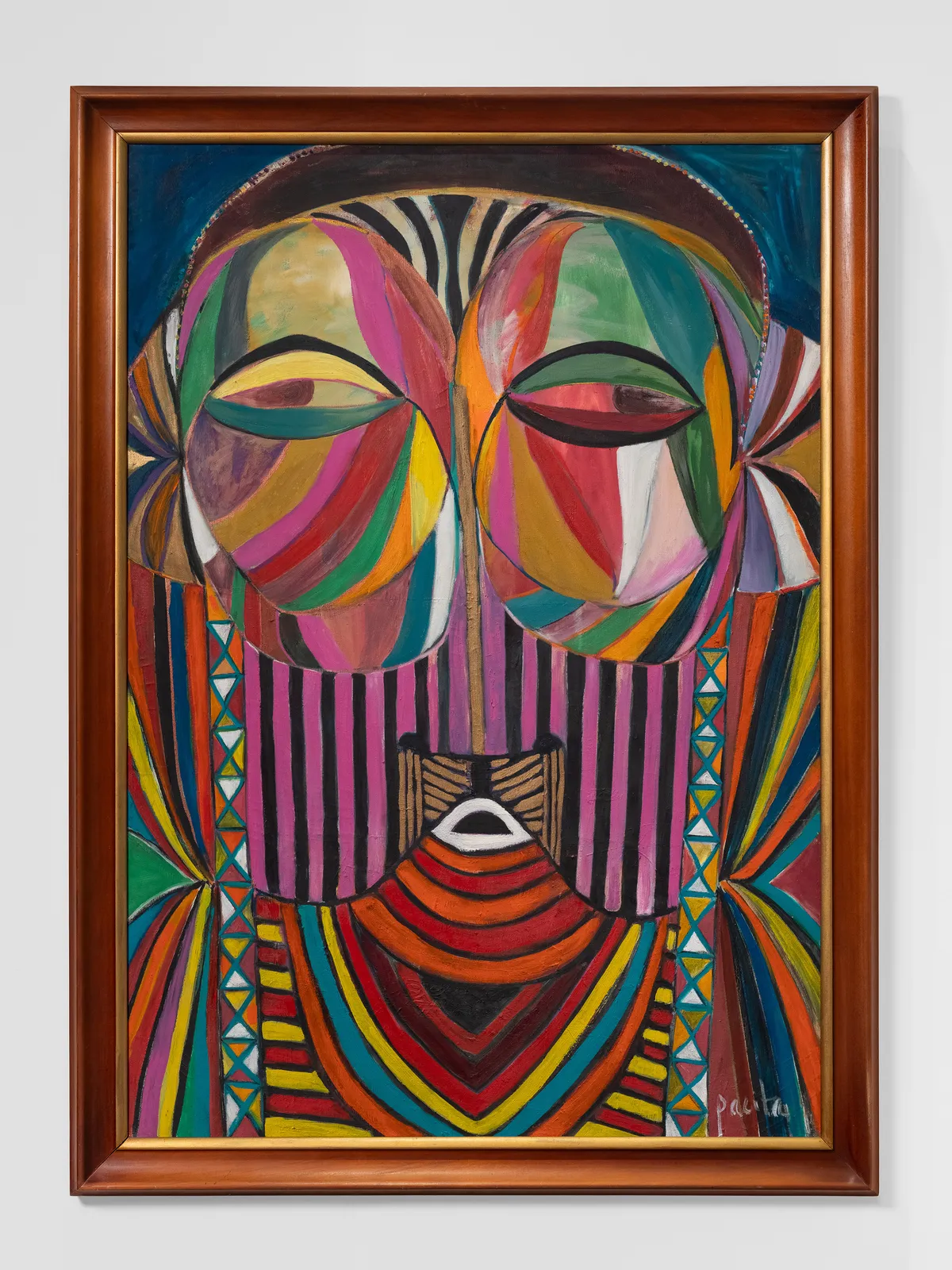 Pacita Abad (1946–2004), Bacongo I (Acrylic Study), 1983
