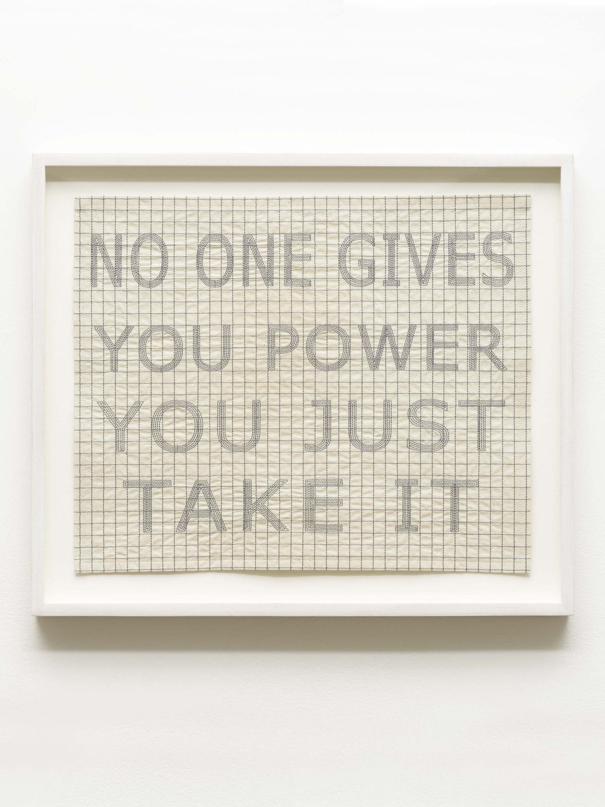 Ghada Amer, WITCHES, No One Gives You Power You Just Take It, 2023