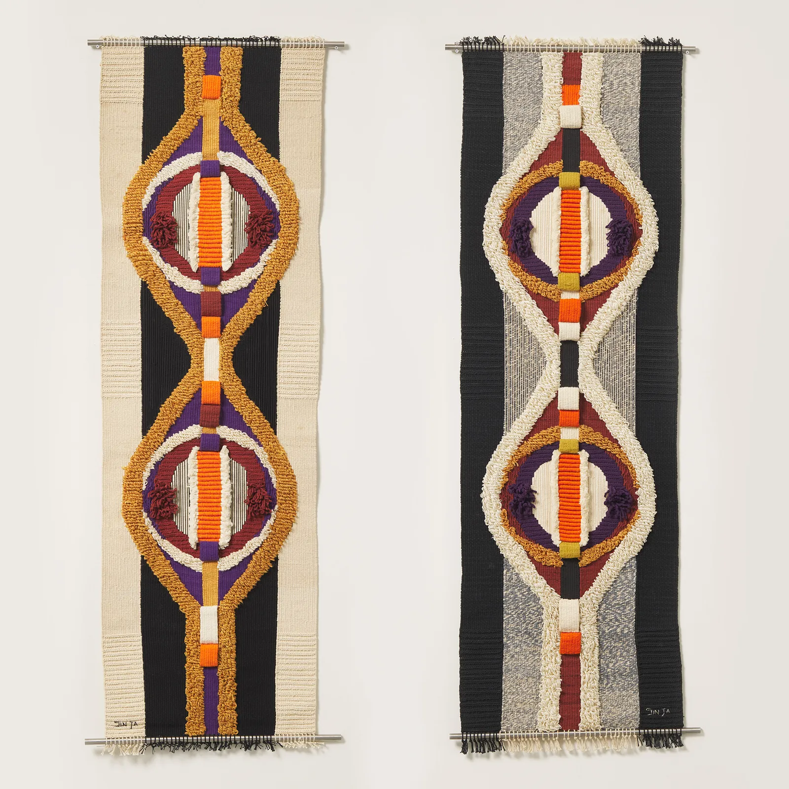 Lee ShinJa (b. 1930), Conversation between Circles IV, 1973