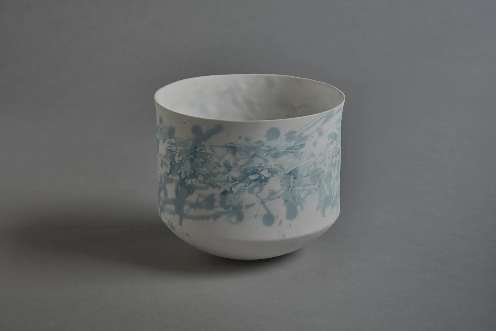 Jacqueline Poncelet, Vessel with Blue Markings, 1974