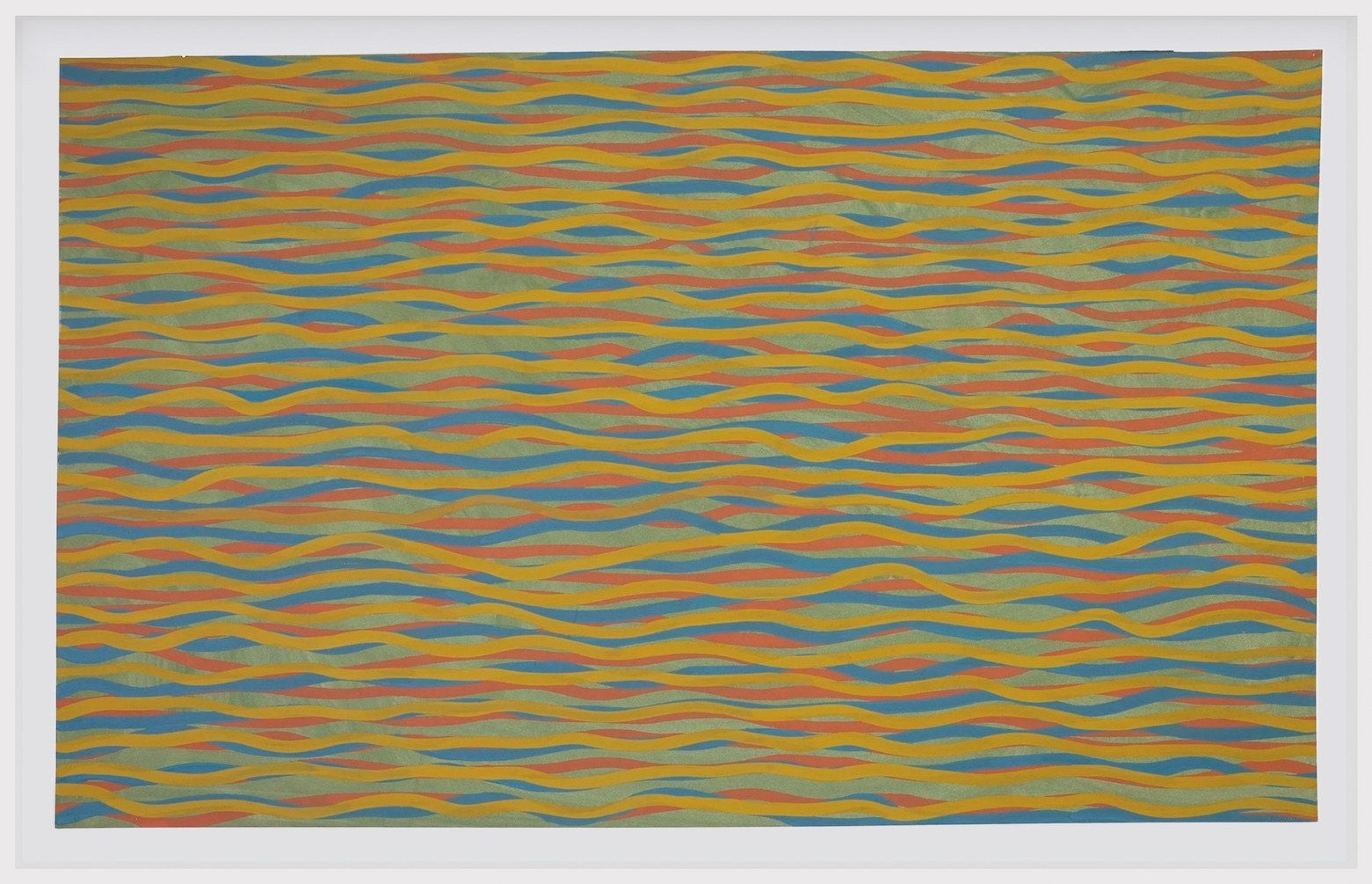 Sol LeWitt, Horizontal Brushstrokes, 2003