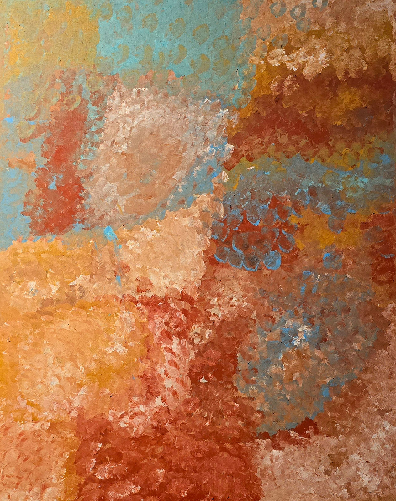 Emily Kame Kngwarreye, Desert Terrain, 1994