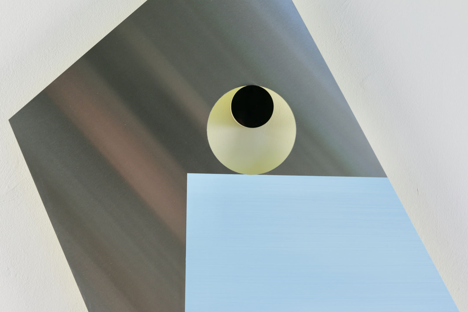 PLINTH No.12 - Black Yellow Blue, 2022