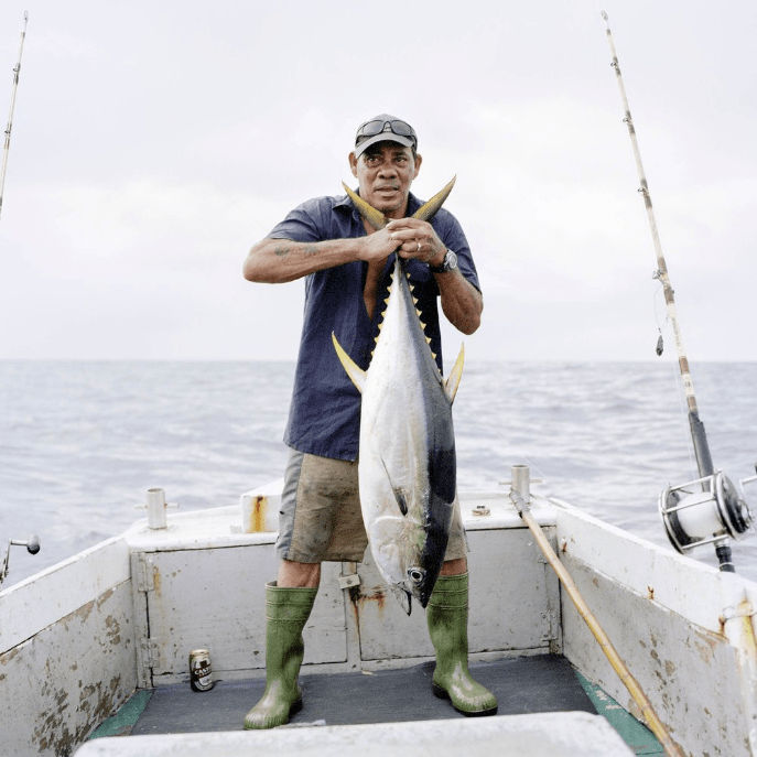 Jon Tonks, Noddy Lawrence, Offshore St Helena Island, 2014