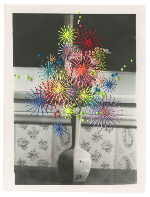 Julie Cockburn, Vase 1, 2021