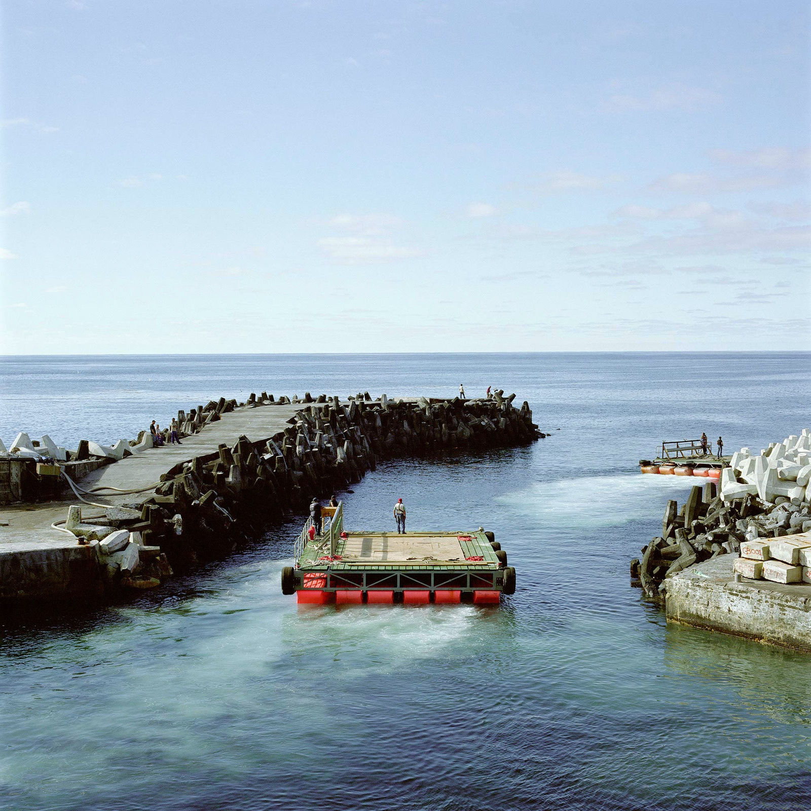 Jon Tonks, Calshot Harbour, Tristan da Cunha, 2011