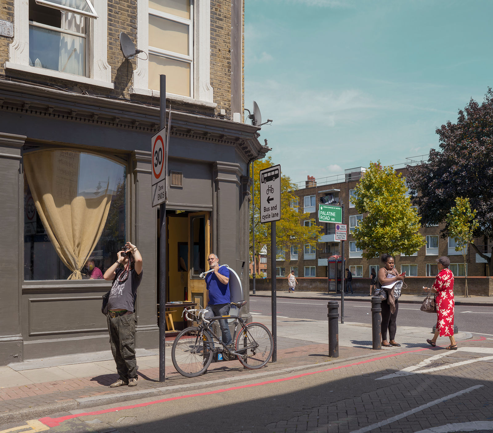 Chris Dorley-Brown, Palatine Road & Stoke Newington Road 16th July 2014 13:09pm - 13:21pm, 2014