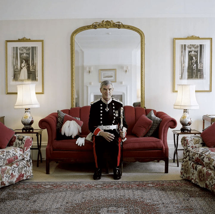 Jon Tonks, His excellency Nigel Haywood CVO, Government House, Falkland Islands, 2011