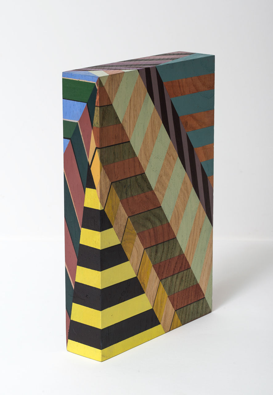 Orsina Sforza, Diagonals in green, 2018