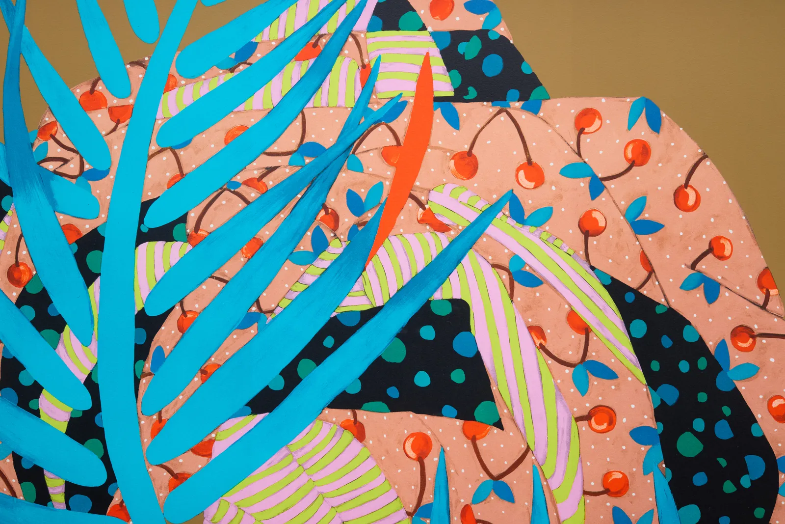 Sydney Albertini, Movement Cherries, Blue Palm, 2025