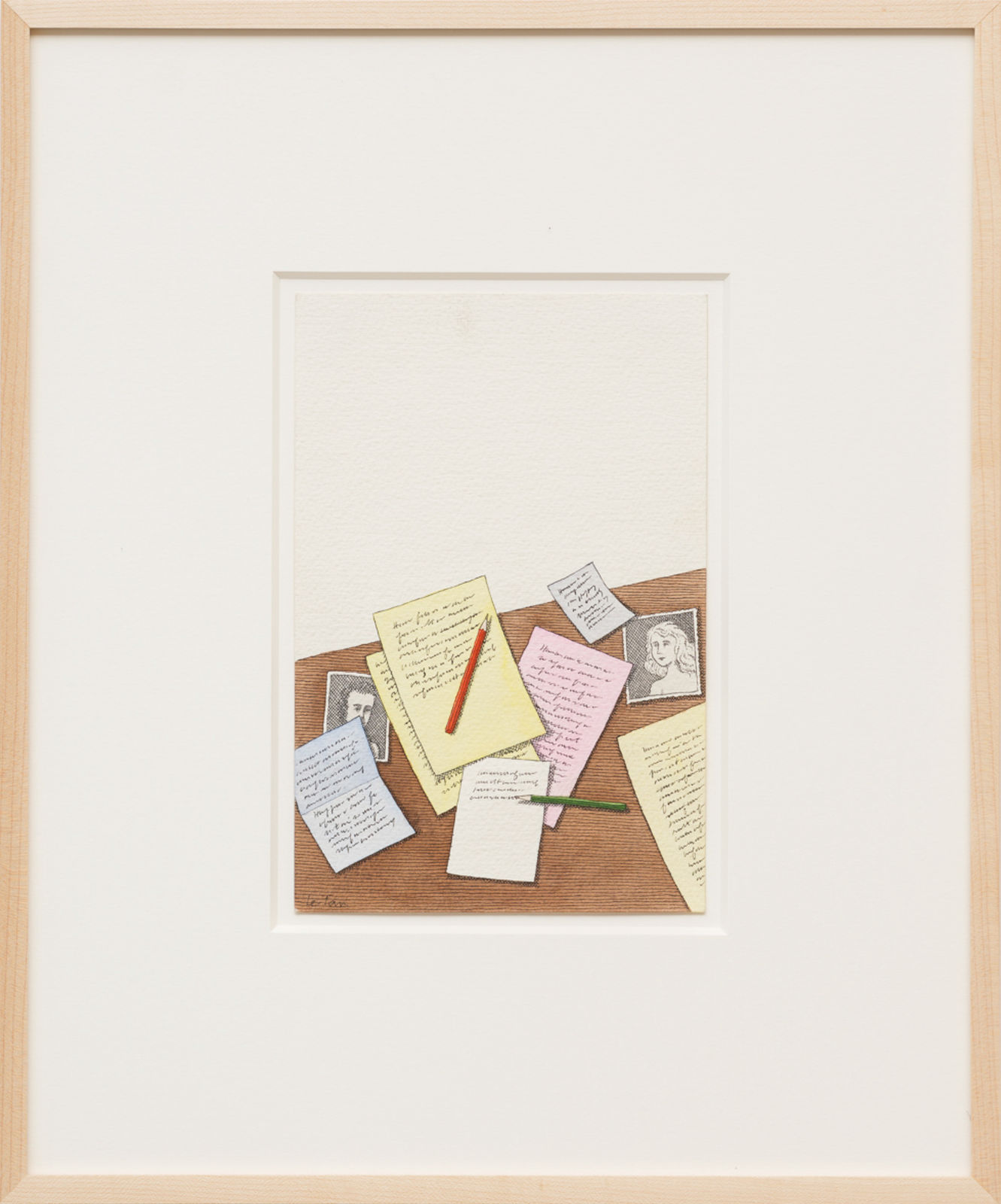 Pierre Le-Tan, My Life Closed Twice (by Nigel Williams), 1986