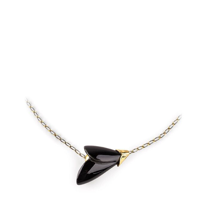 LLADRÓ, Heliconia Necklace. Black