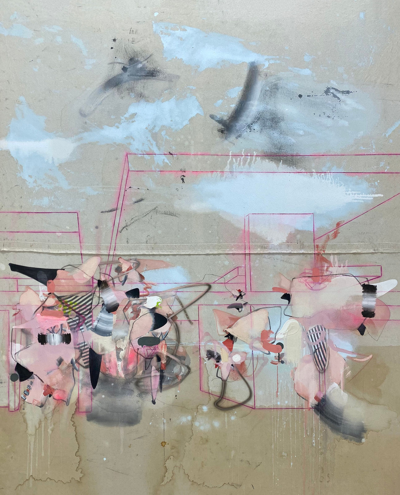 Carlos Beltran Arechiga, Pandemia V, 2020