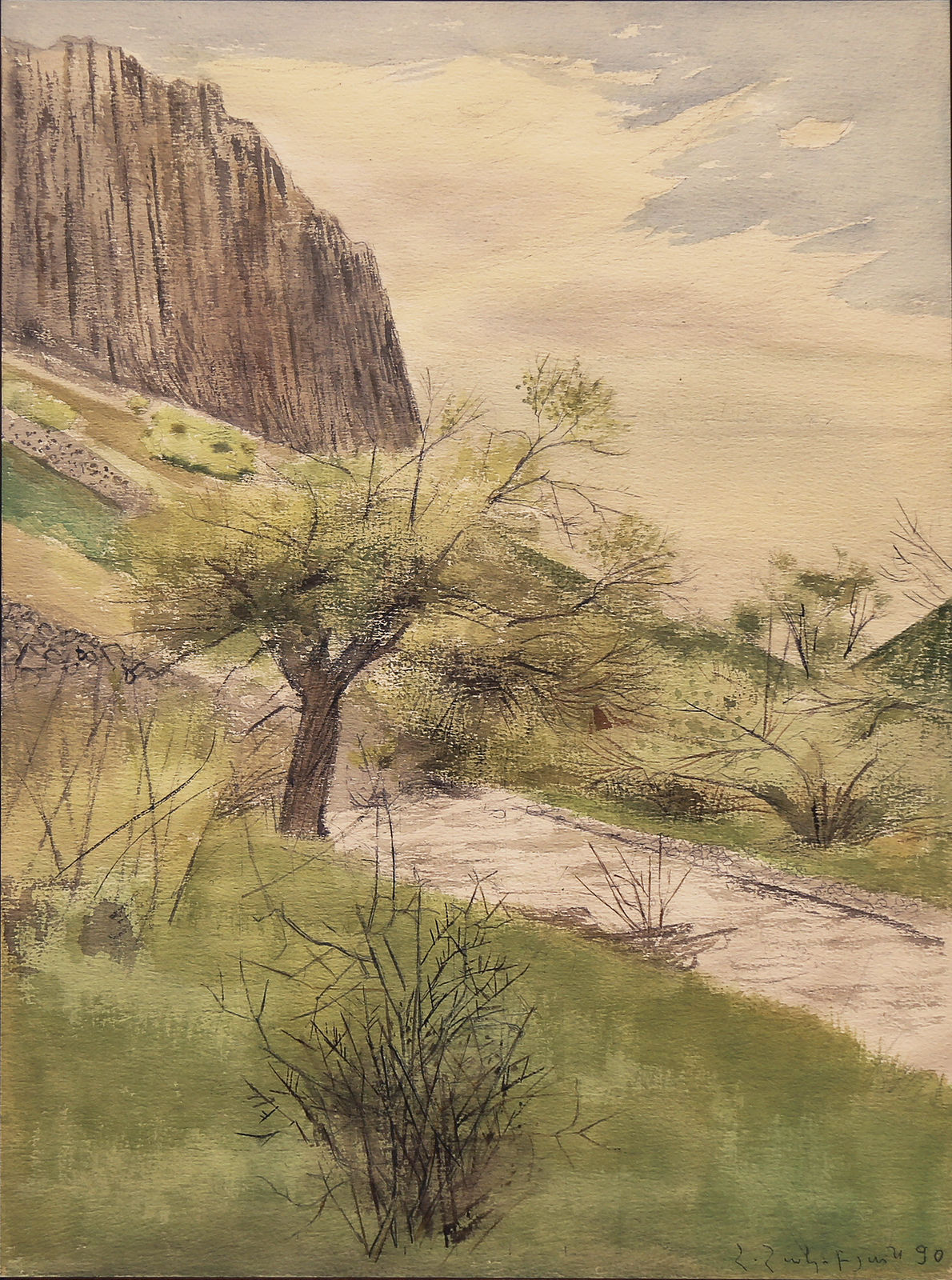 Hagop Hagopian, Plateau at Garni, 1990