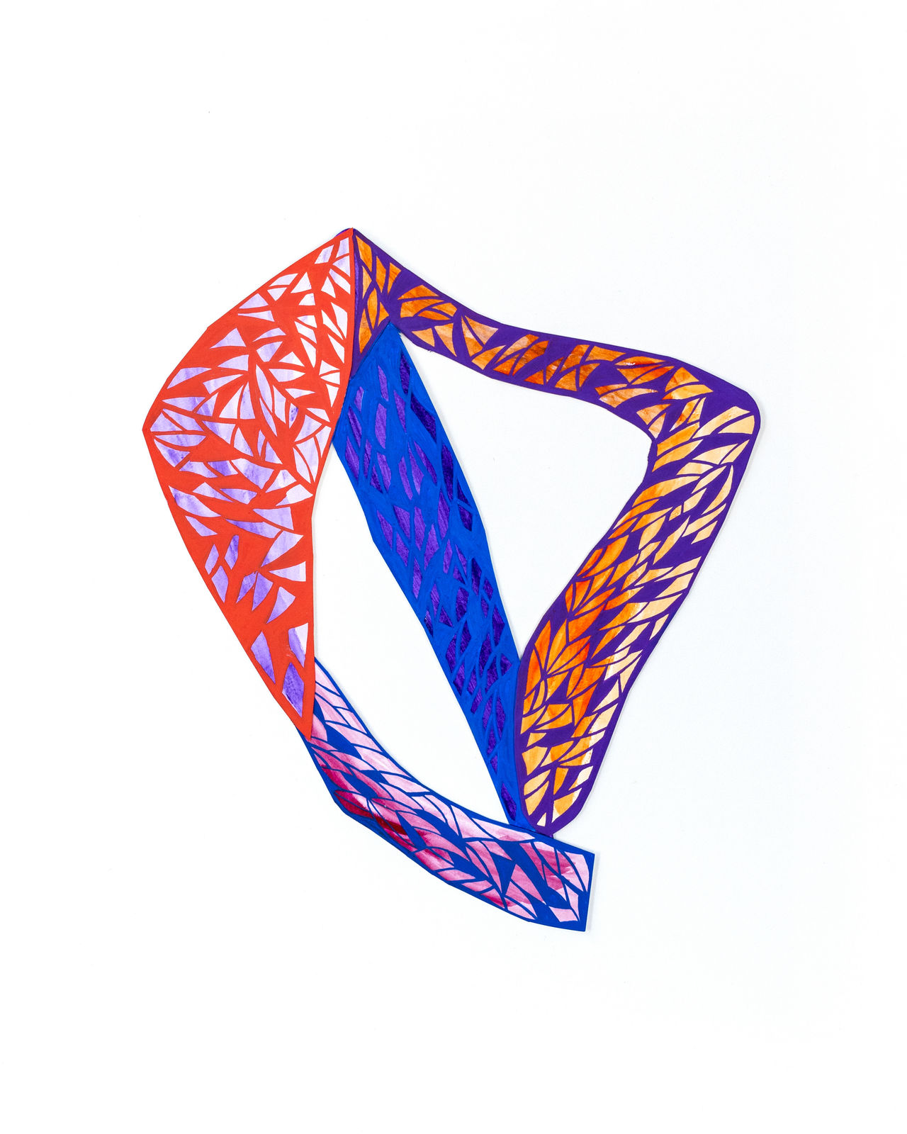 Carl Berg, Collage Abstraction 6, 2021