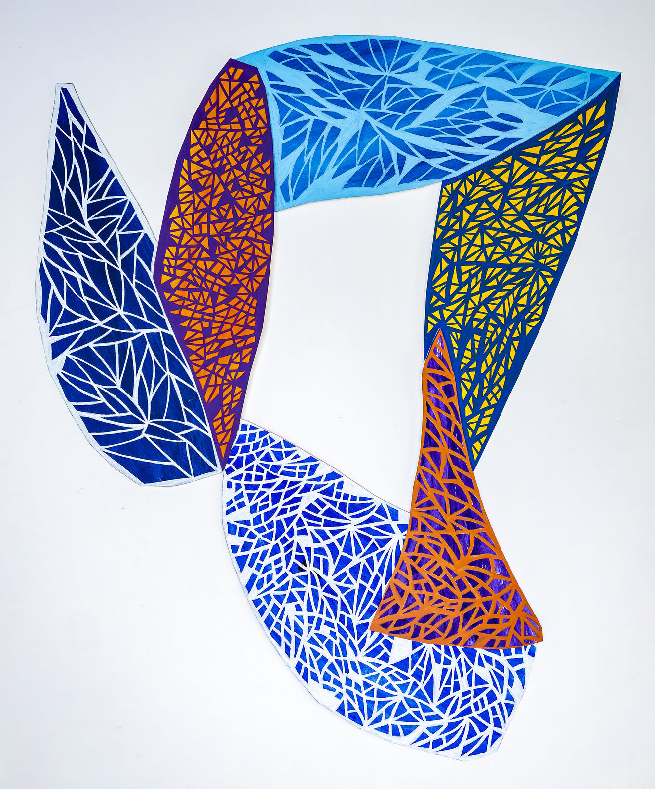 Carl Berg, Collage Abstraction 10, 2021