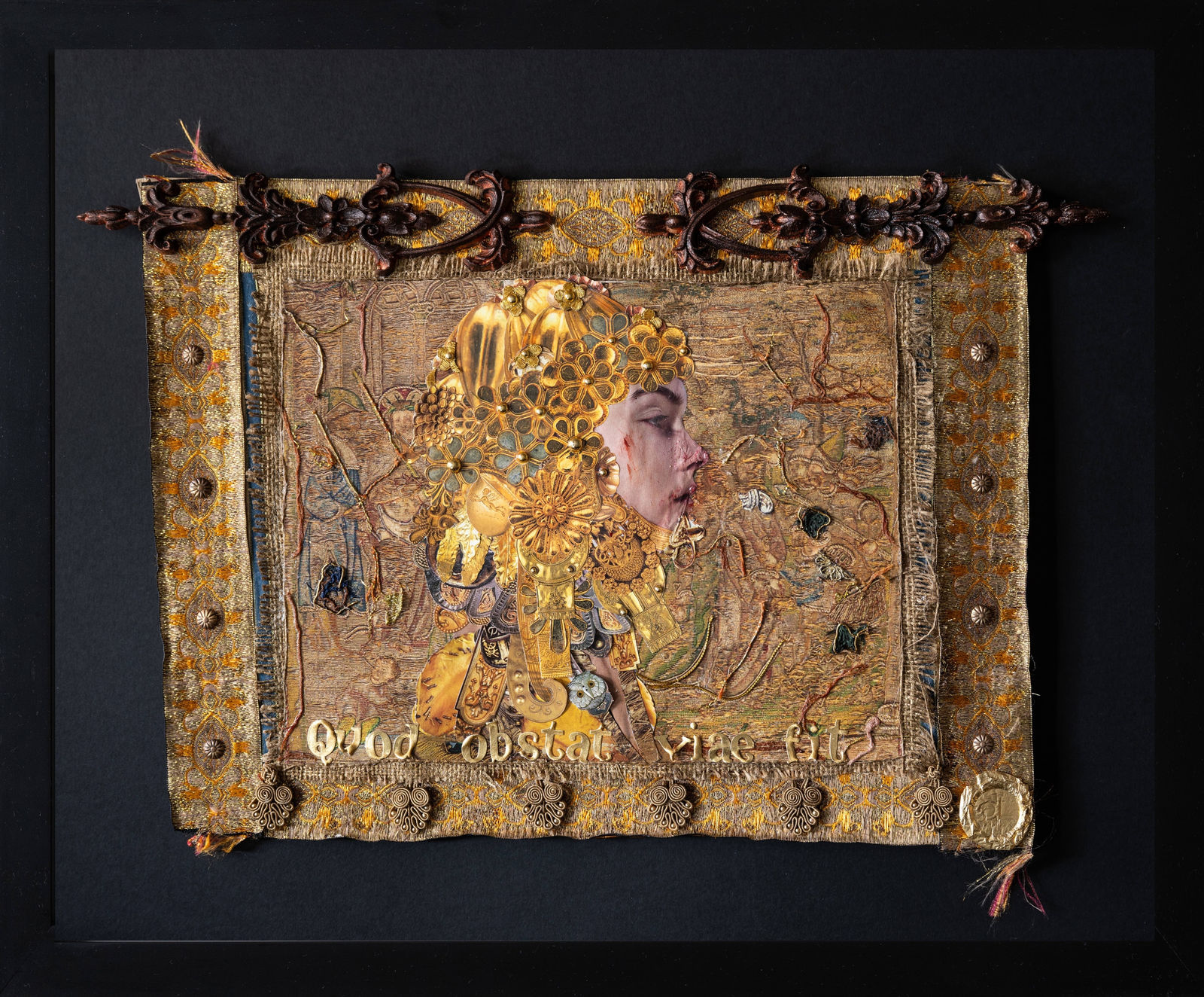 Danic Lago, Artist, Golden Collage, Victory, Turner Art Perspective, Essex Art Gallery